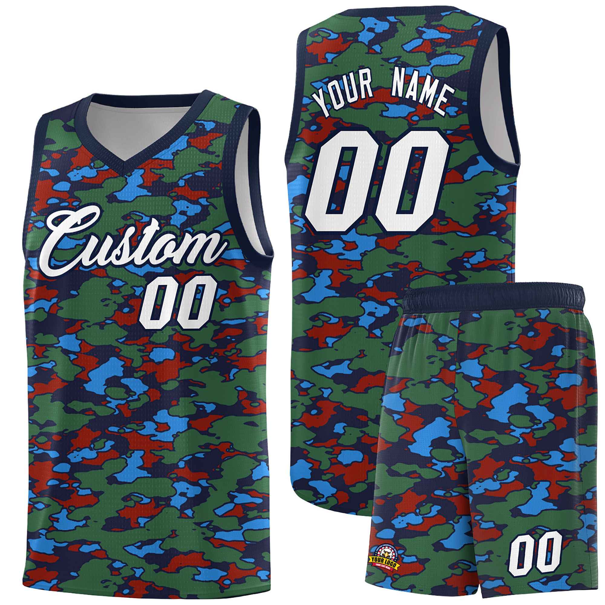 Custom Personalized Camo Kits Sports Uniform Basketball Jersey|KXKSHOP