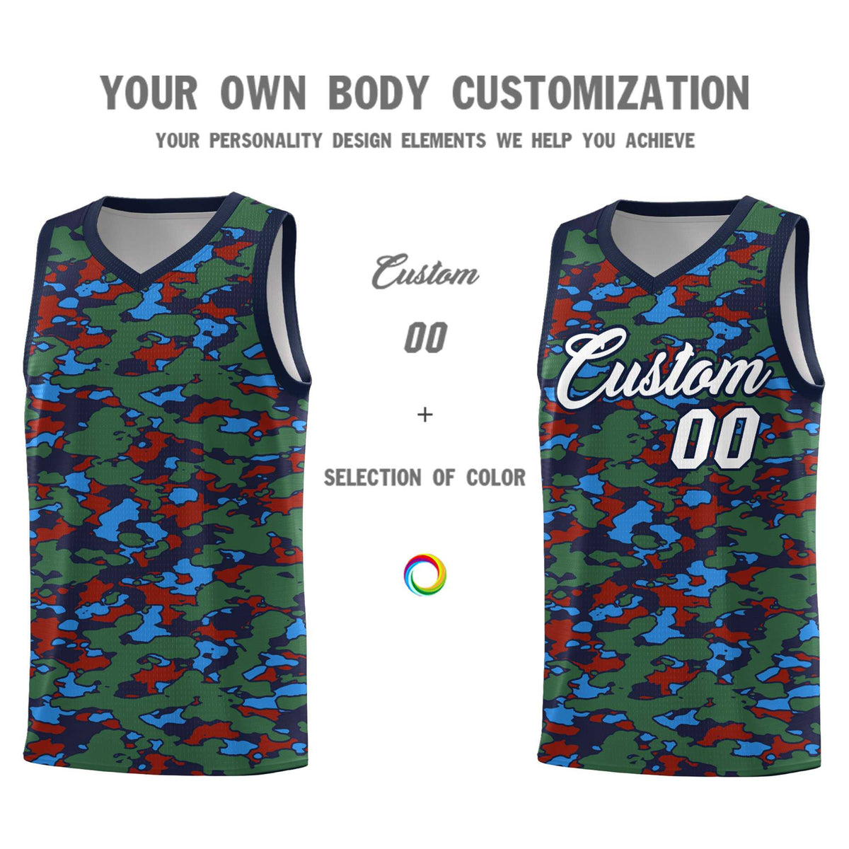 Custom Personalized Camo Kits Sports Uniform Basketball Jersey|KXKSHOP