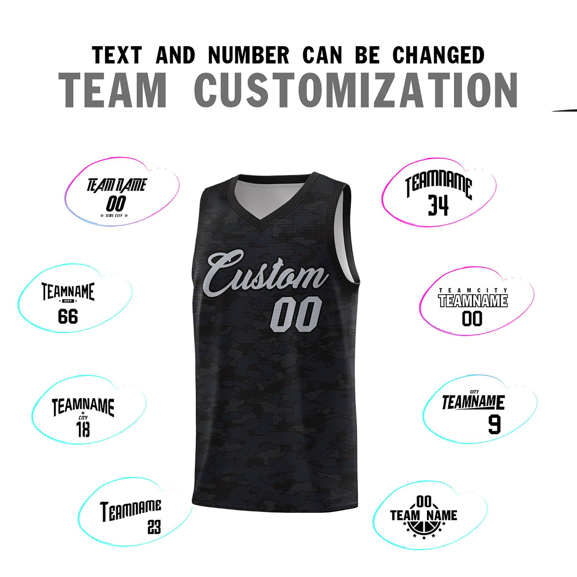 Custom Personalized Camo Kits Sports Uniform Basketball Jersey|KXKSHOP