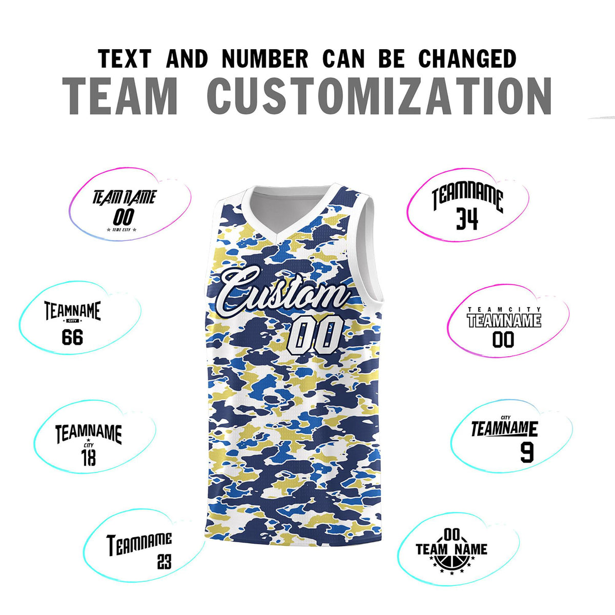 Custom Personalized Camo Kits Sports Uniform Basketball Jersey|KXKSHOP