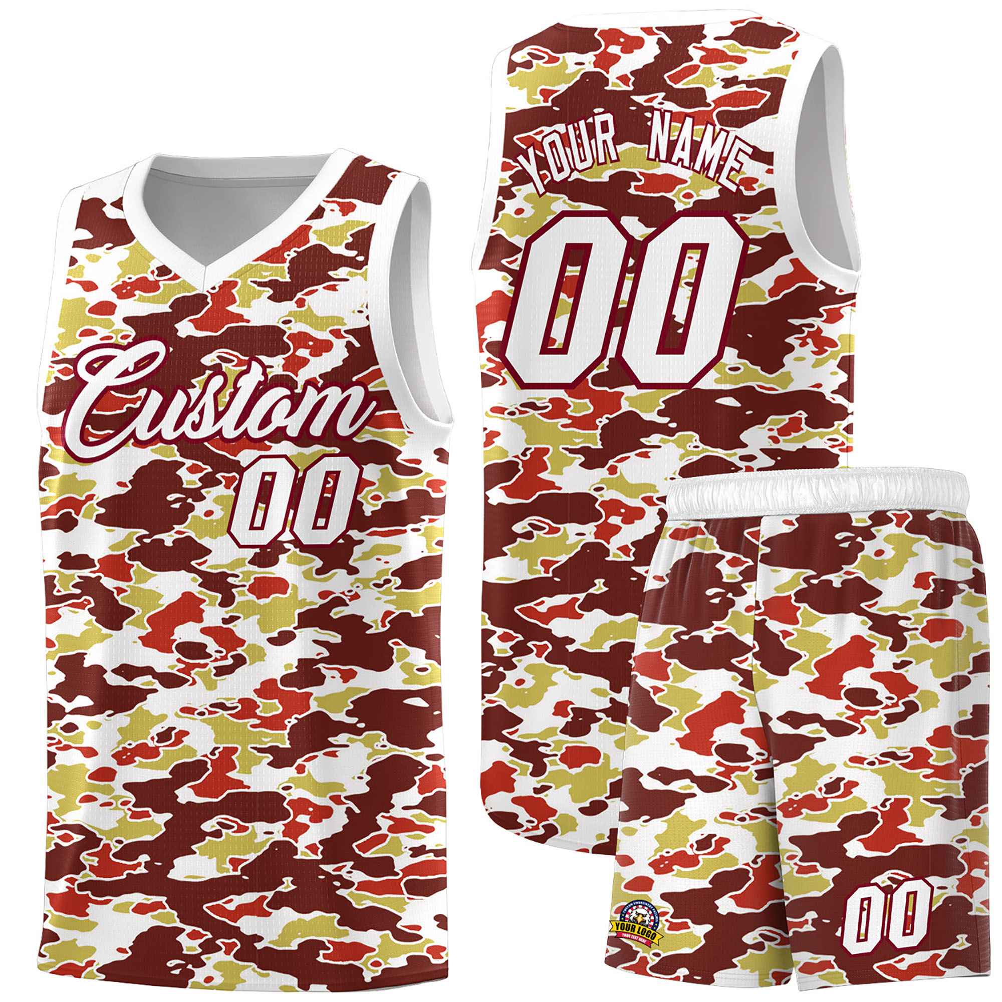 Custom Personalized Camo Kits Sports Uniform Basketball Jersey|KXKSHOP