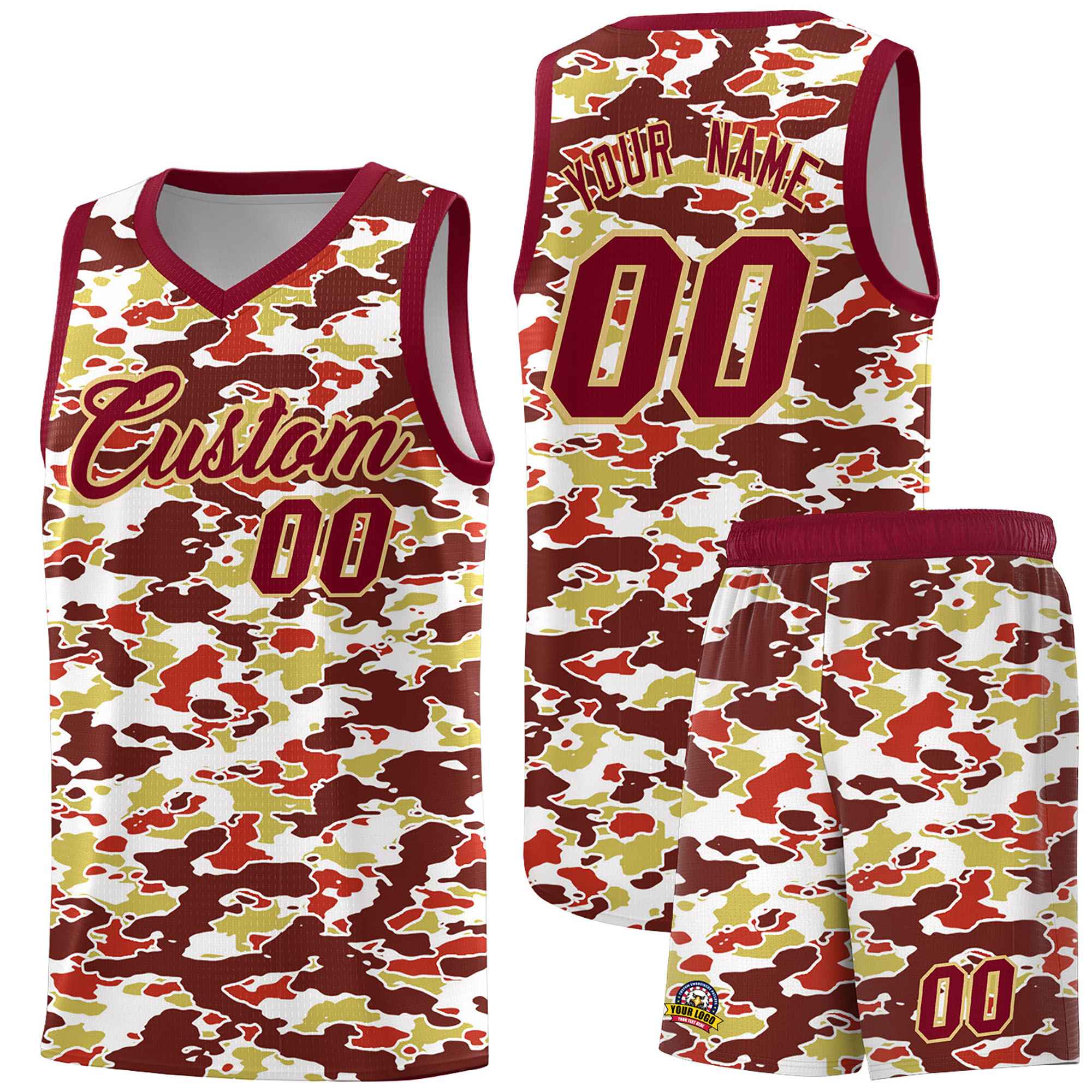 Custom Personalized Camo Kits Sports Uniform Basketball Jersey|KXKSHOP