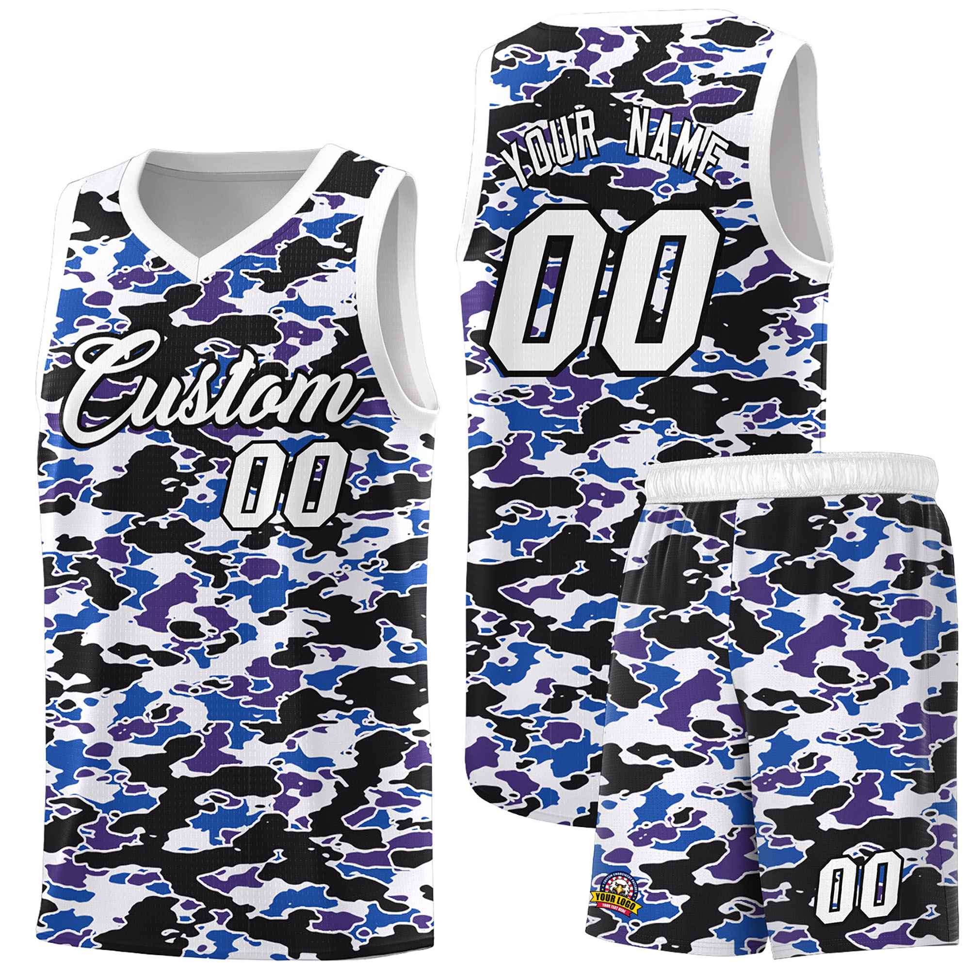 Custom Personalized Camo Kits Sports Uniform Basketball Jersey|KXKSHOP
