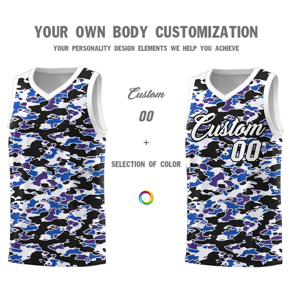 Custom Personalized Camo Kits Sports Uniform Basketball Jersey|KXKSHOP
