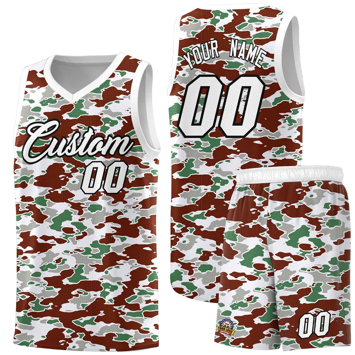 Custom Personalized Camo Kits Sports Uniform Basketball Jersey|KXKSHOP