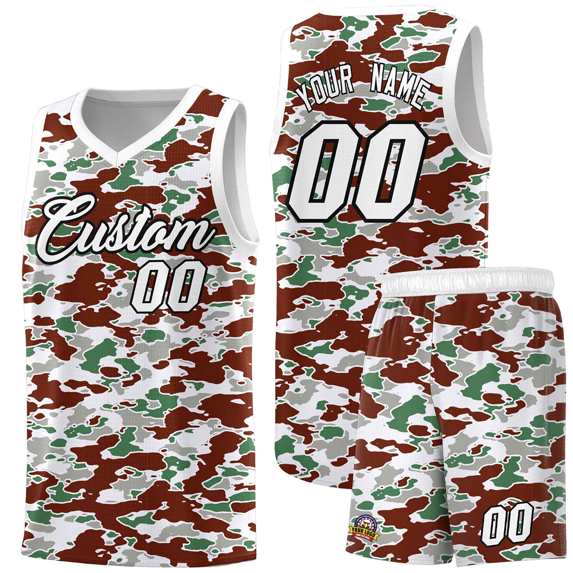 Custom Personalized Camo Kits Sports Uniform Basketball Jersey|KXKSHOP