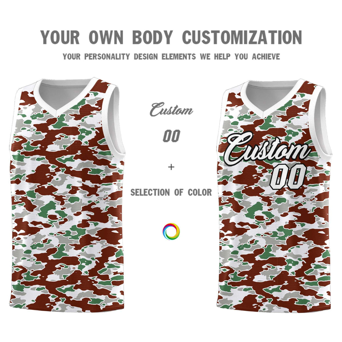 Custom Personalized Camo Kits Sports Uniform Basketball Jersey|KXKSHOP