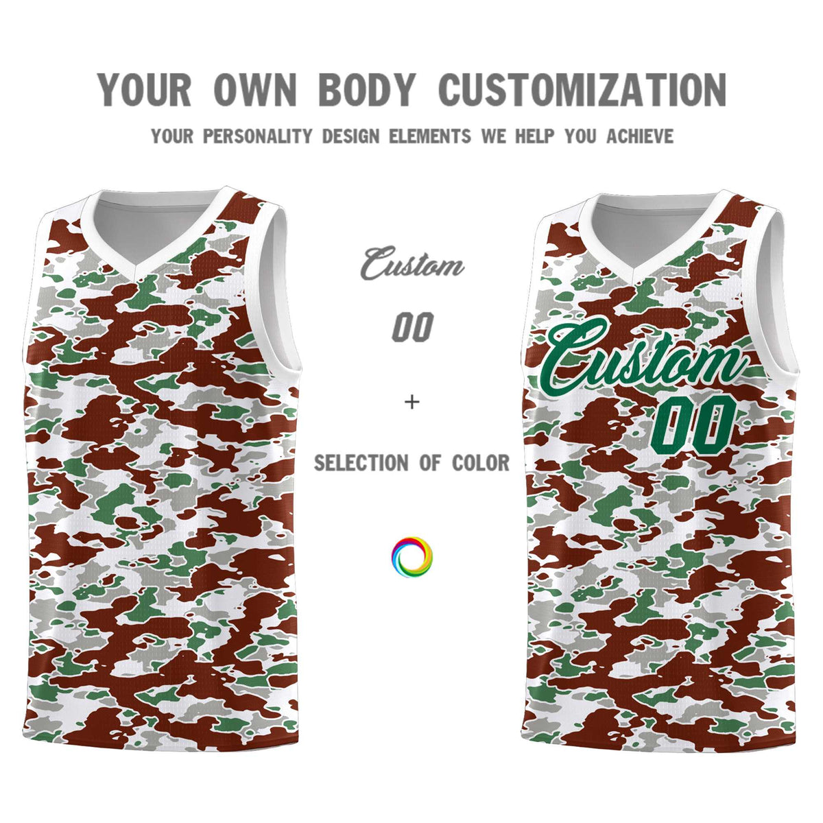 Custom Personalized Camo Kits Sports Uniform Basketball Jersey|KXKSHOP