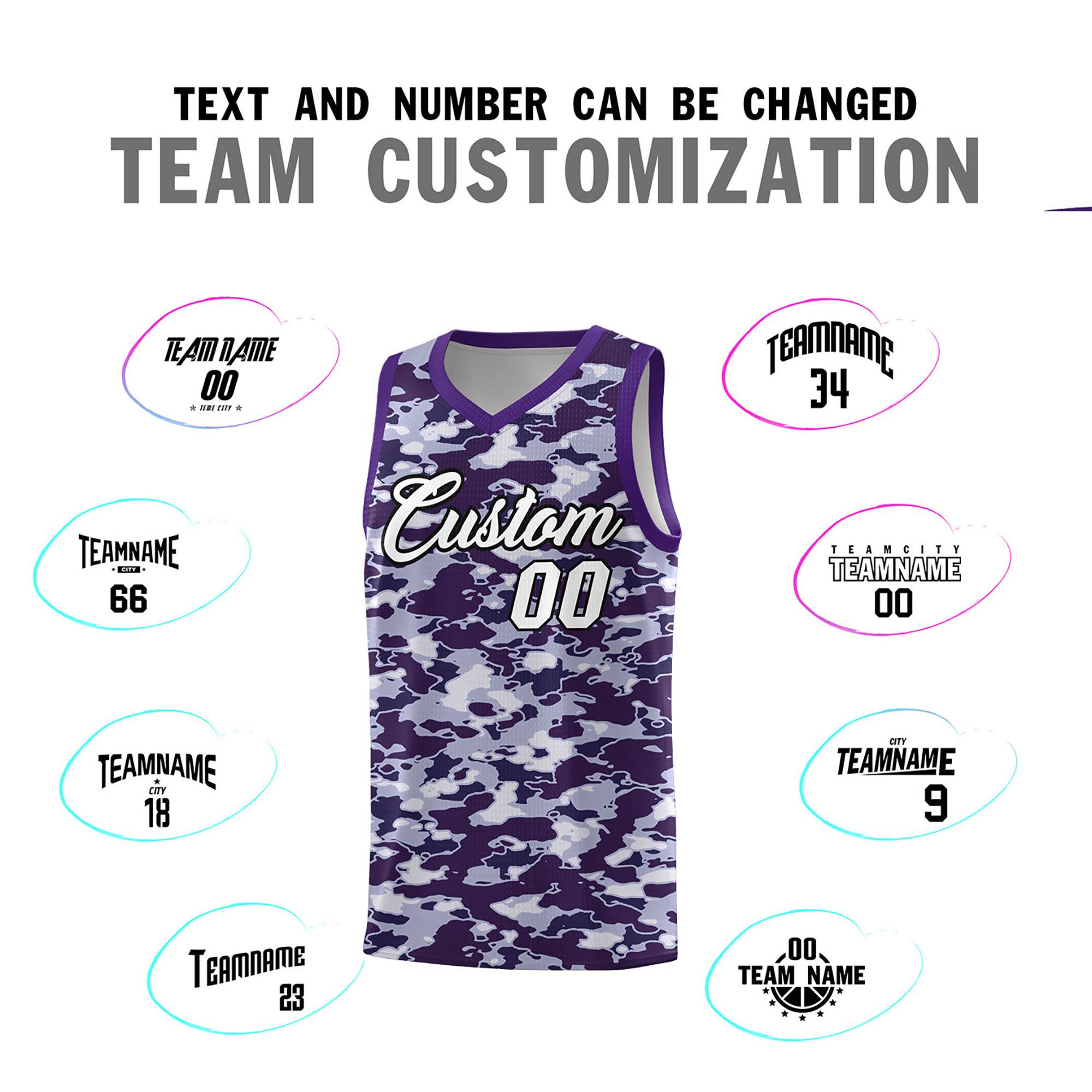 Custom Personalized Camo Kits Sports Uniform Basketball Jersey|KXKSHOP