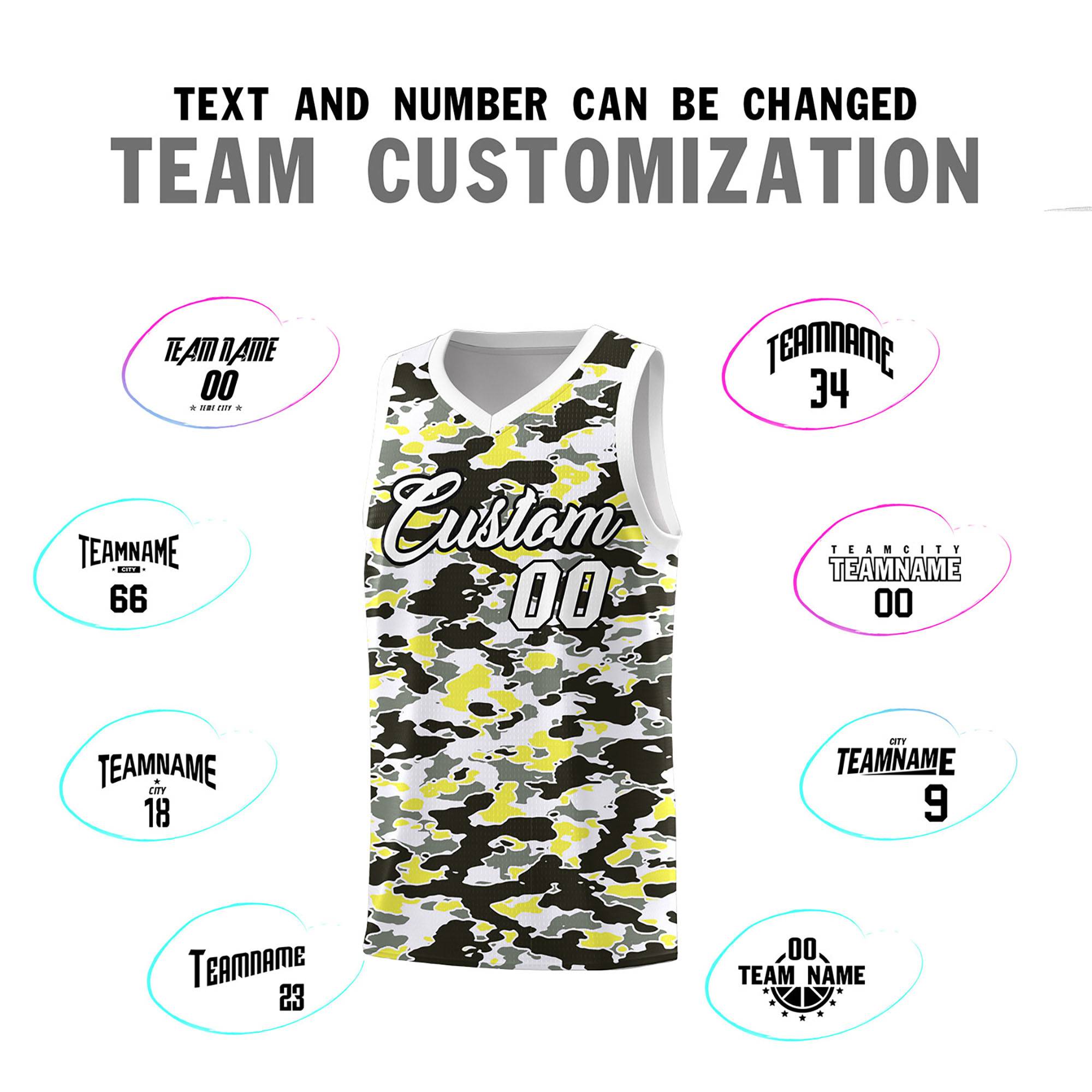 Custom Personalized Camo Kits Sports Uniform Basketball Jersey|KXKSHOP
