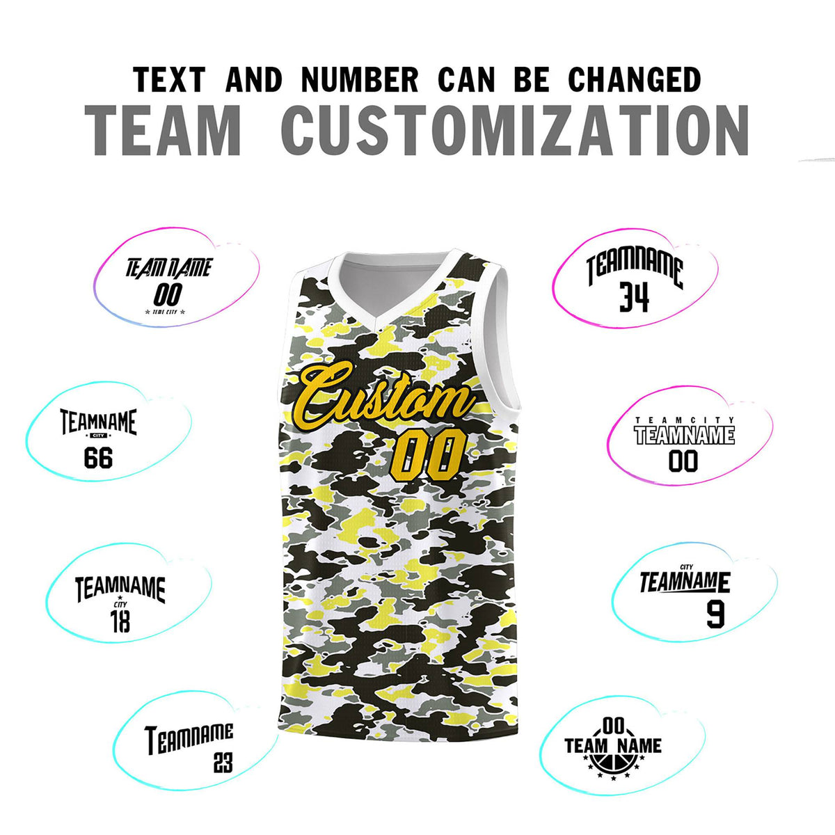 Custom Personalized Camo Kits Sports Uniform Basketball Jersey|KXKSHOP