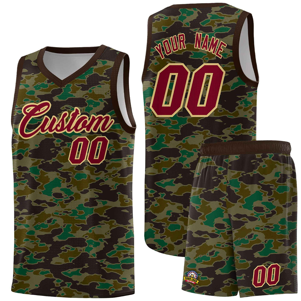Custom Personalized Camo Kits Sports Uniform Basketball Jersey|KXKSHOP