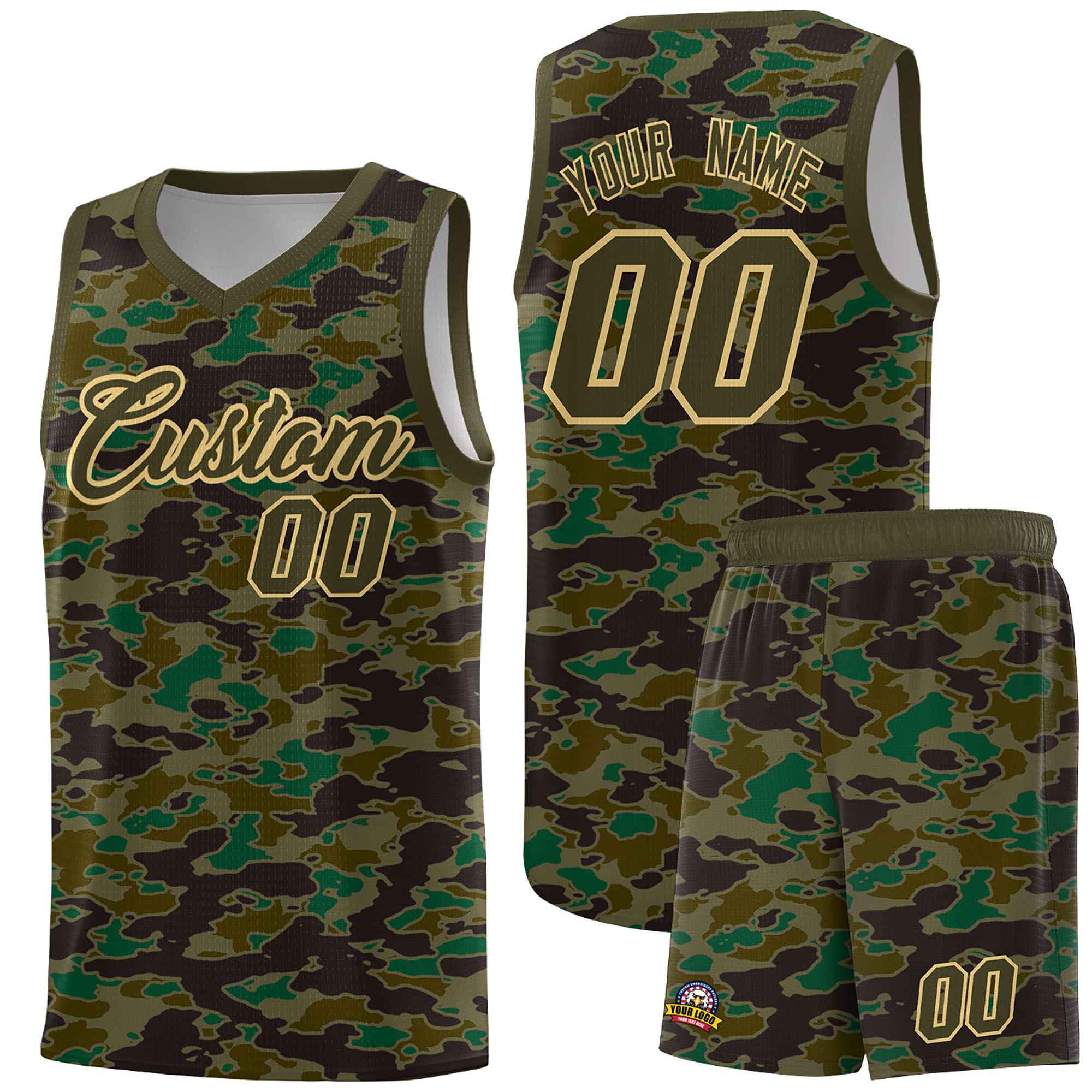 Custom Personalized Camo Kits Sports Uniform Basketball Jersey|KXKSHOP