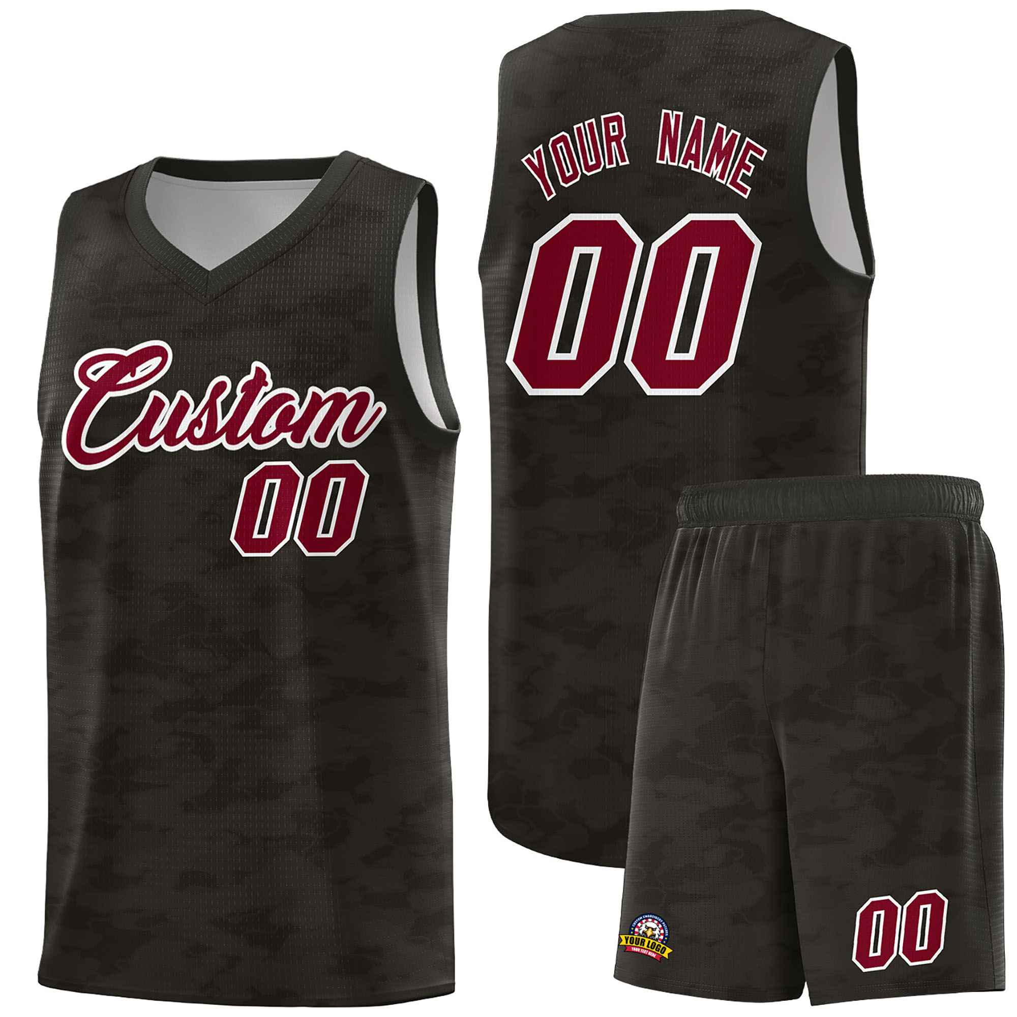 Custom Personalized Camo Kits Sports Uniform Basketball Jersey|KXKSHOP