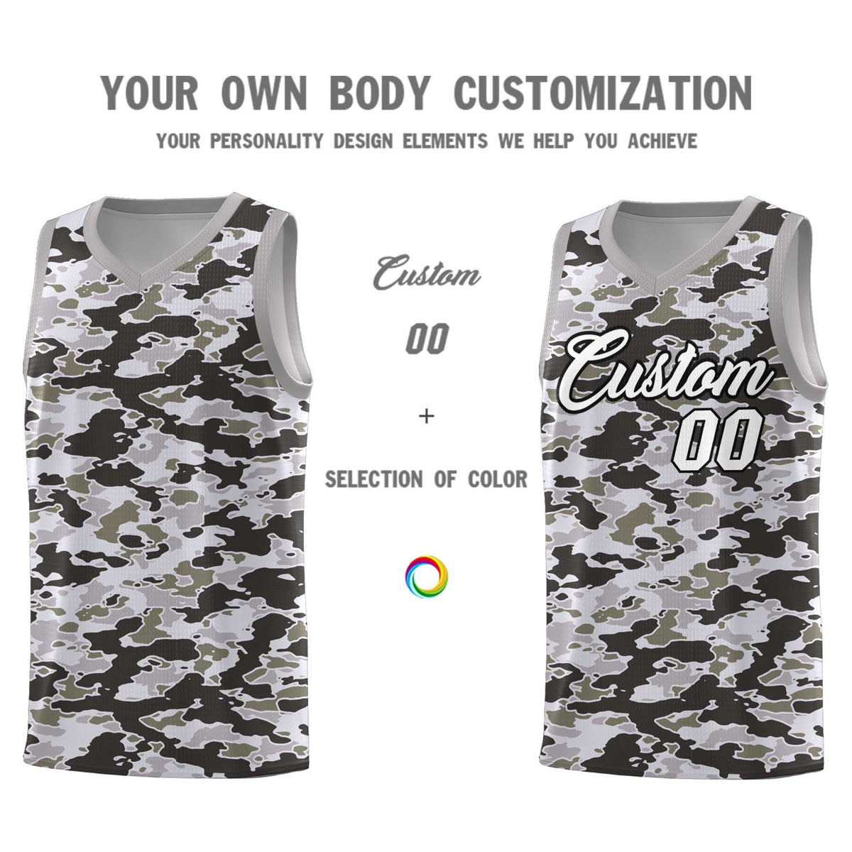 Custom Personalized Camo Kits Sports Uniform Basketball Jersey|KXKSHOP