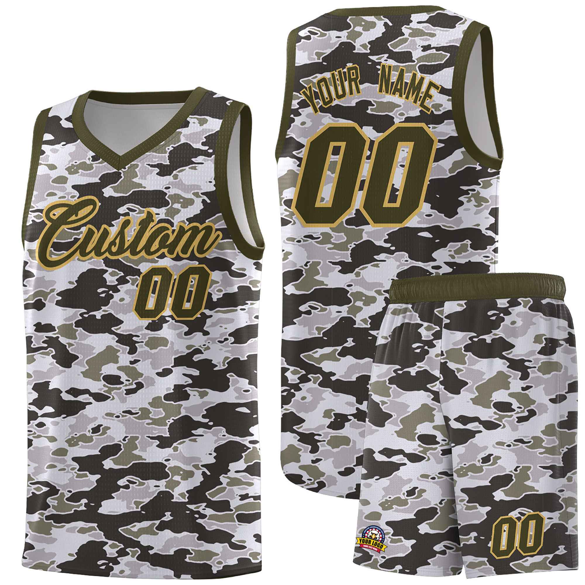Custom Personalized Camo Kits Sports Uniform Basketball Jersey|KXKSHOP
