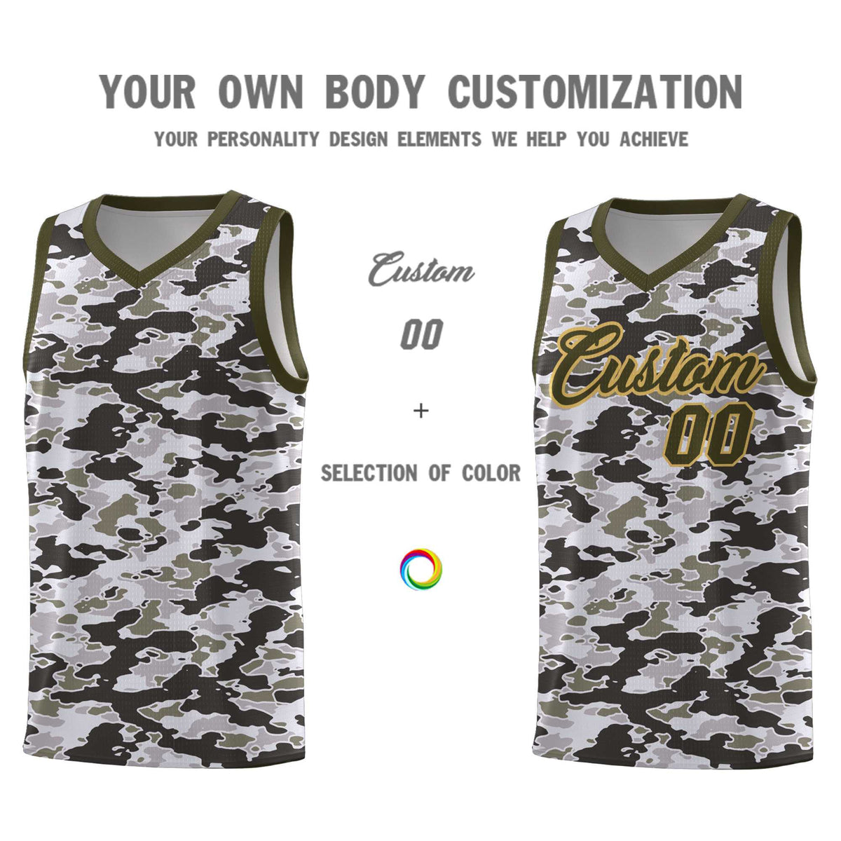 Custom Personalized Camo Kits Sports Uniform Basketball Jersey|KXKSHOP