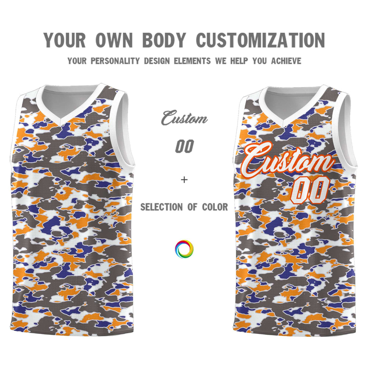 Custom Personalized Camo Kits Sports Uniform Basketball Jersey|KXKSHOP