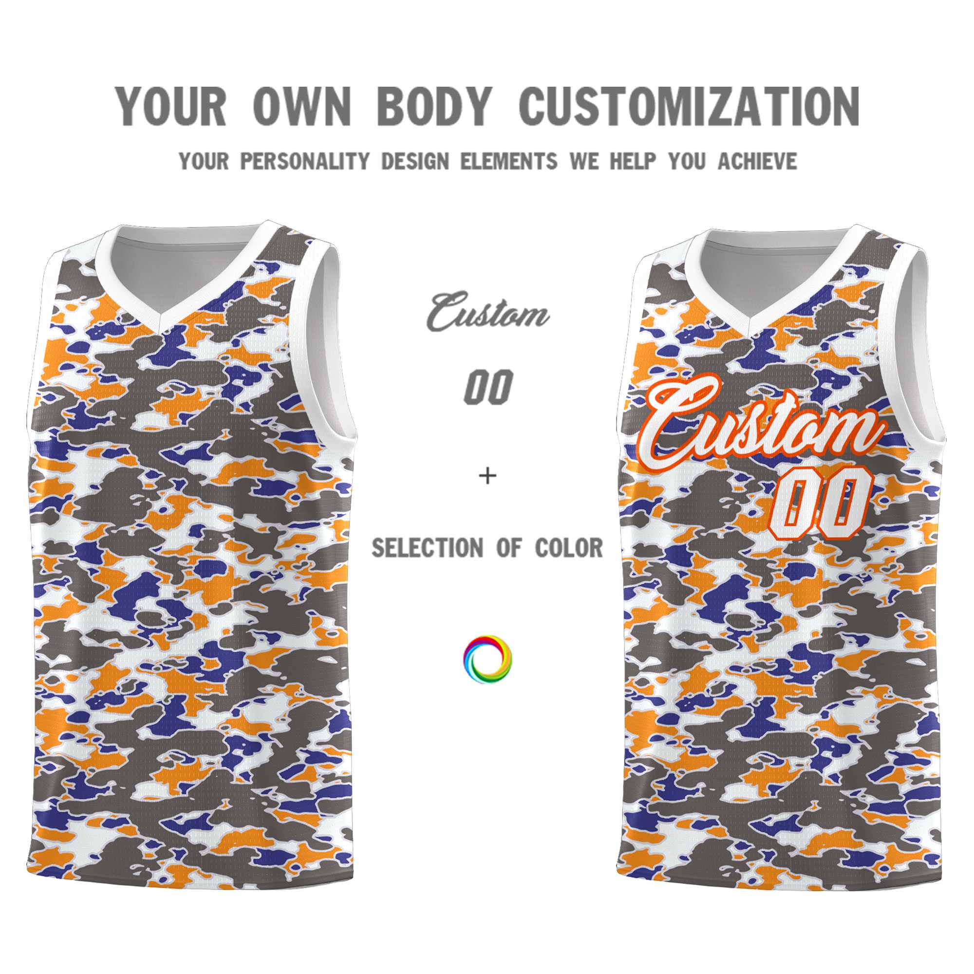 Custom Personalized Camo Kits Sports Uniform Basketball Jersey|KXKSHOP