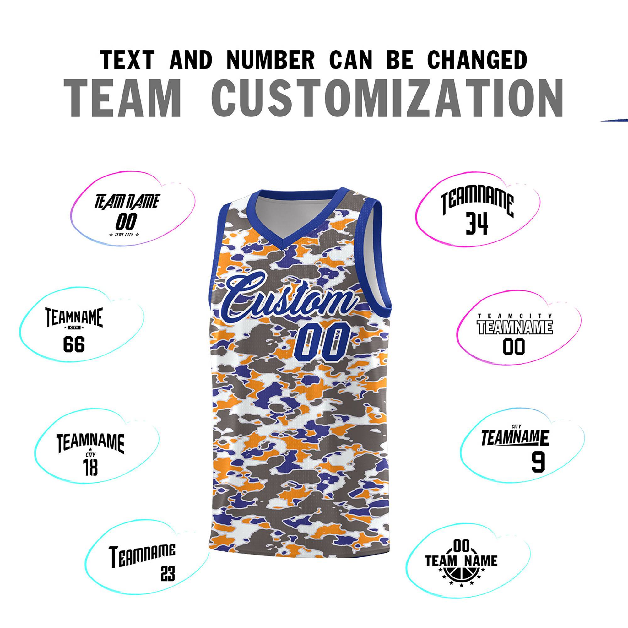 Custom Personalized Camo Kits Sports Uniform Basketball Jersey|KXKSHOP