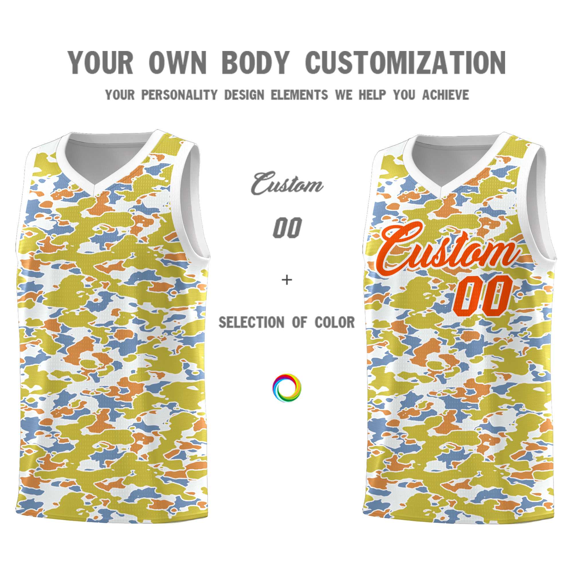 Custom Personalized Camo Kits Sports Uniform Basketball Jersey|KXKSHOP