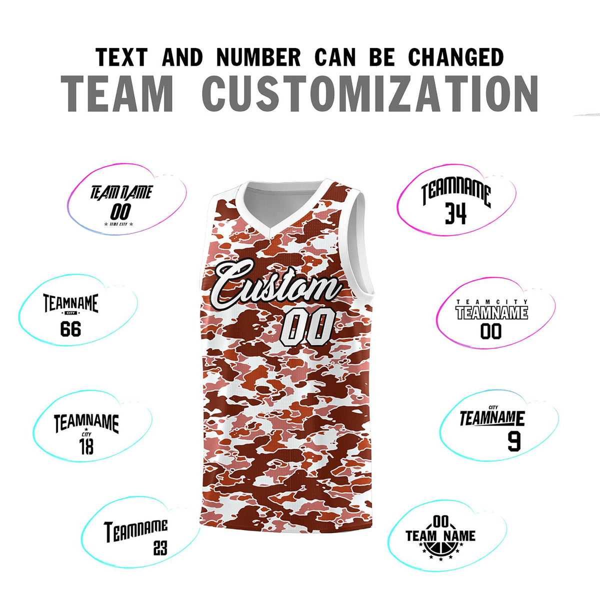 Custom Personalized Camo Kits Sports Uniform Basketball Jersey|KXKSHOP