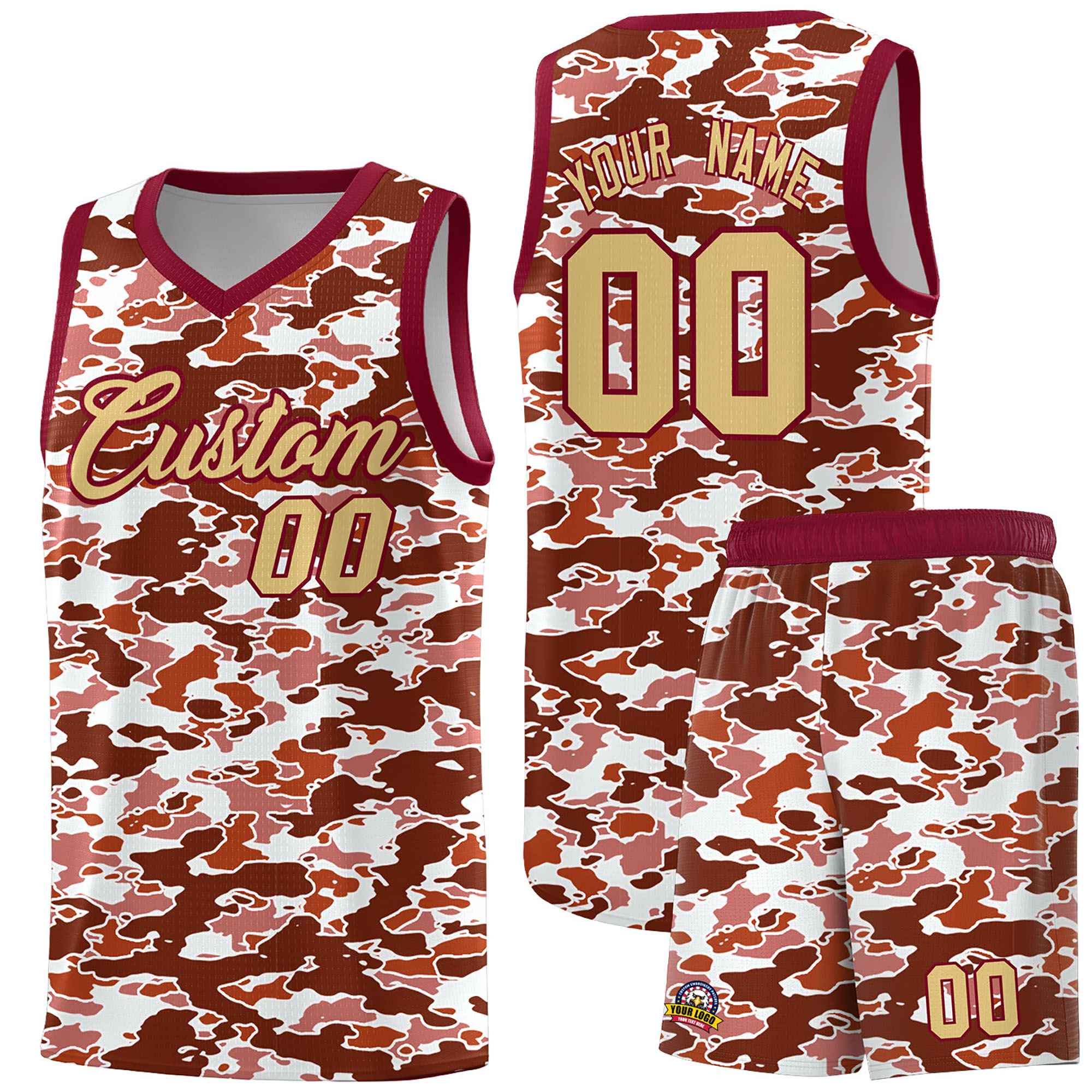 Custom Personalized Camo Kits Sports Uniform Basketball Jersey|KXKSHOP