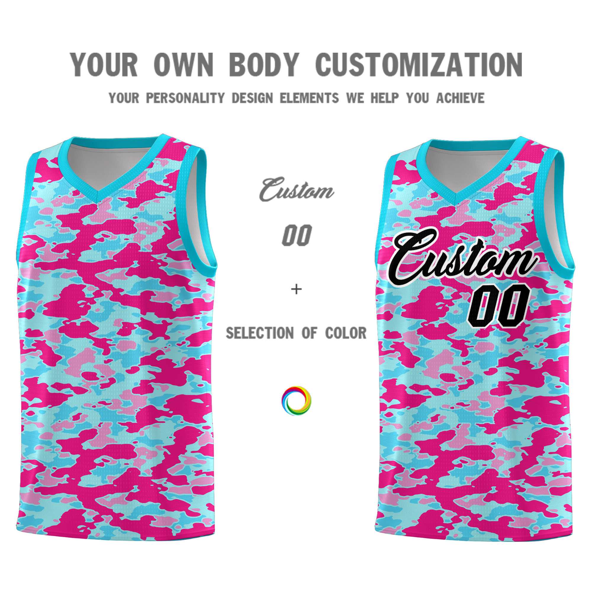 Custom Personalized Camo Kits Sports Uniform Basketball Jersey|KXKSHOP