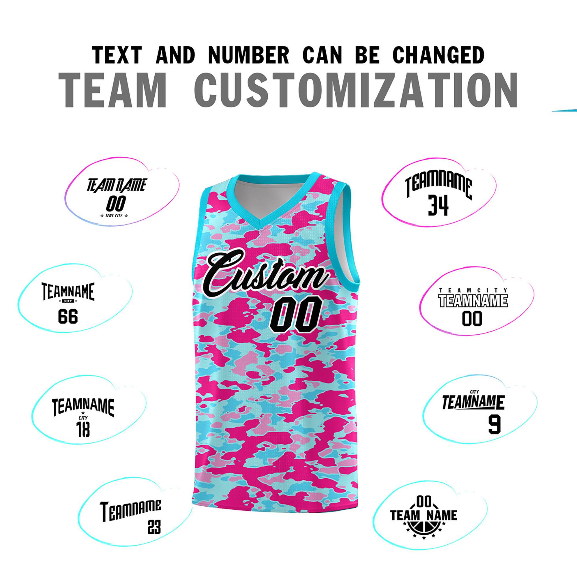 Custom Personalized Camo Kits Sports Uniform Basketball Jersey|KXKSHOP