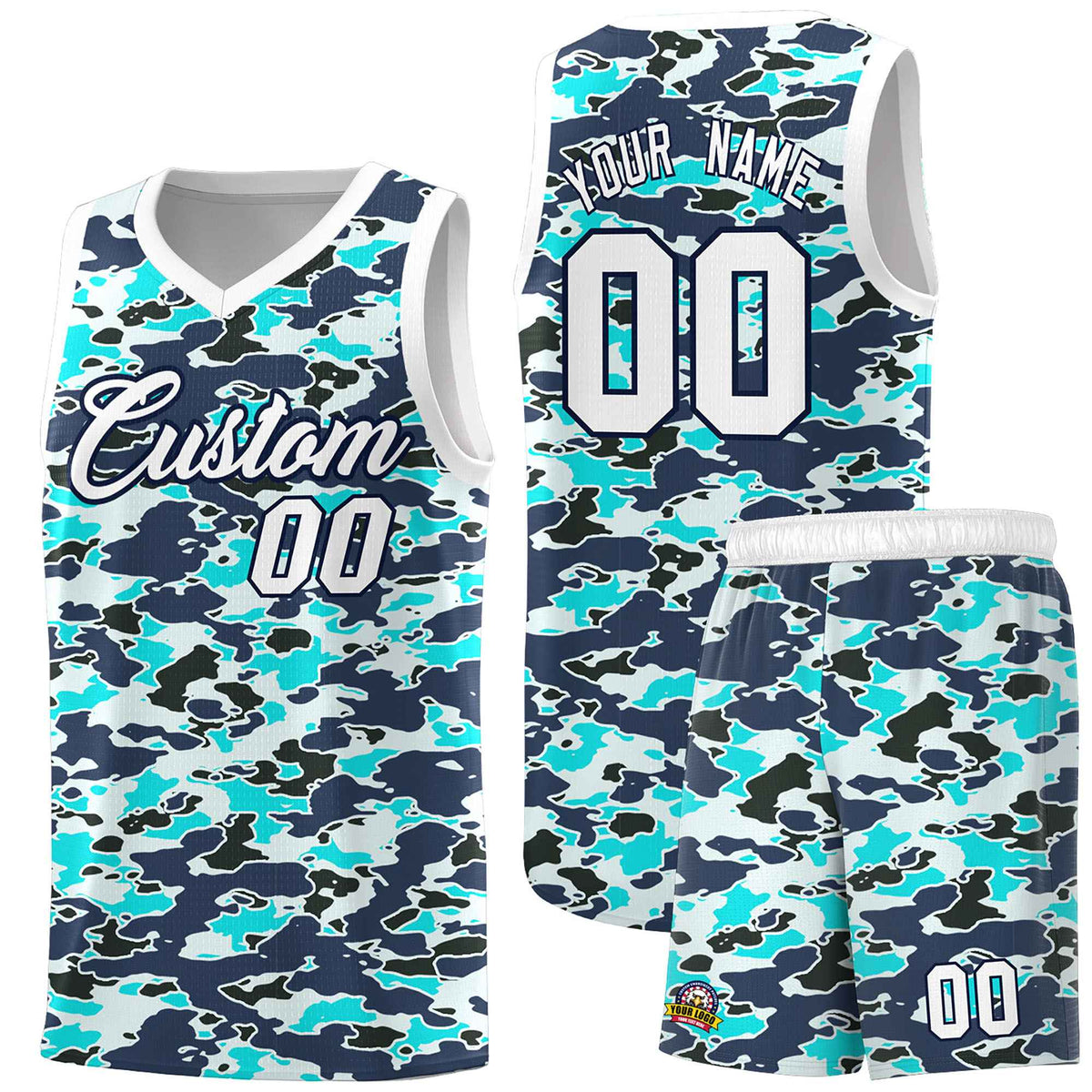 Custom Personalized Camo Kits Sports Uniform Basketball Jersey|KXKSHOP