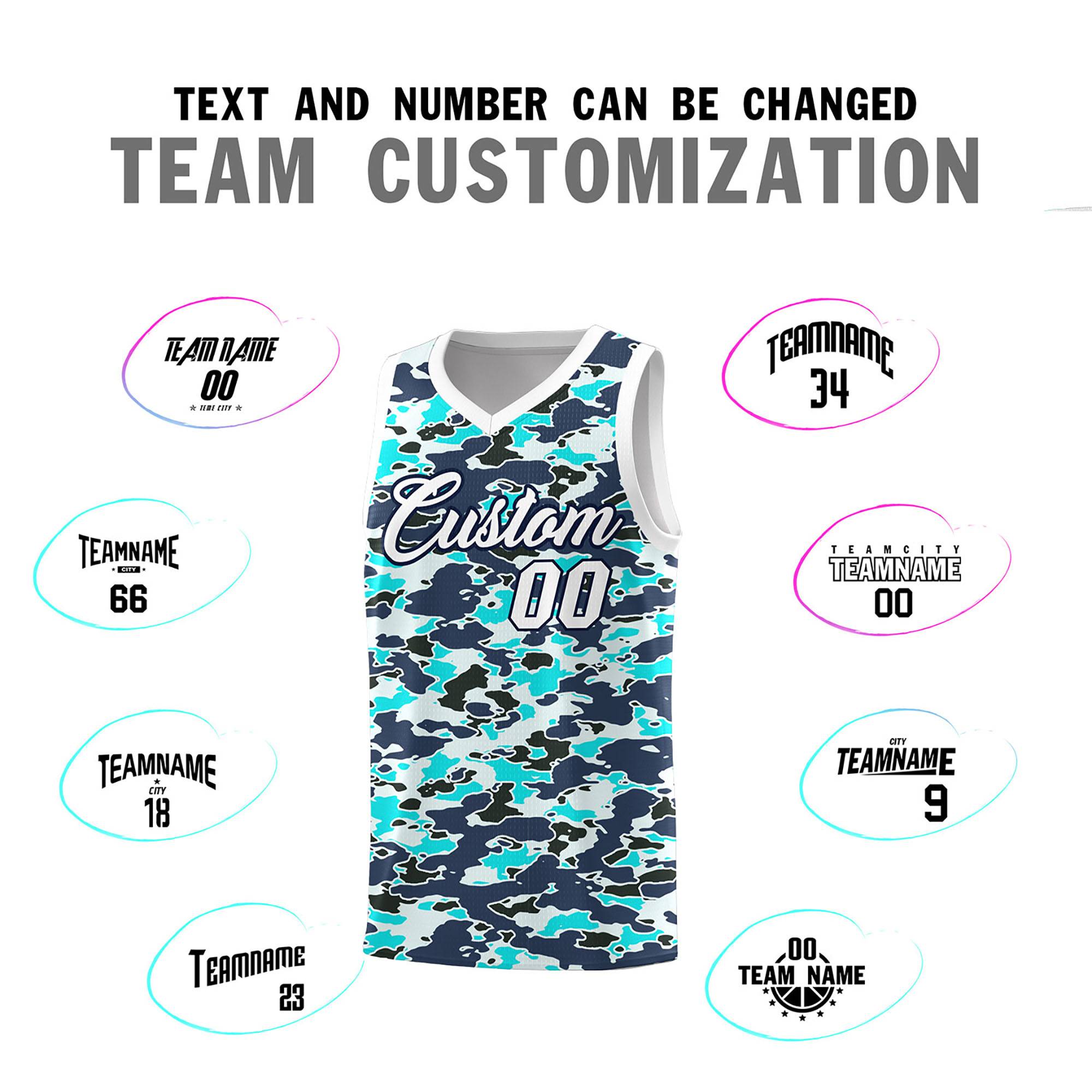Custom Personalized Camo Kits Sports Uniform Basketball Jersey|KXKSHOP