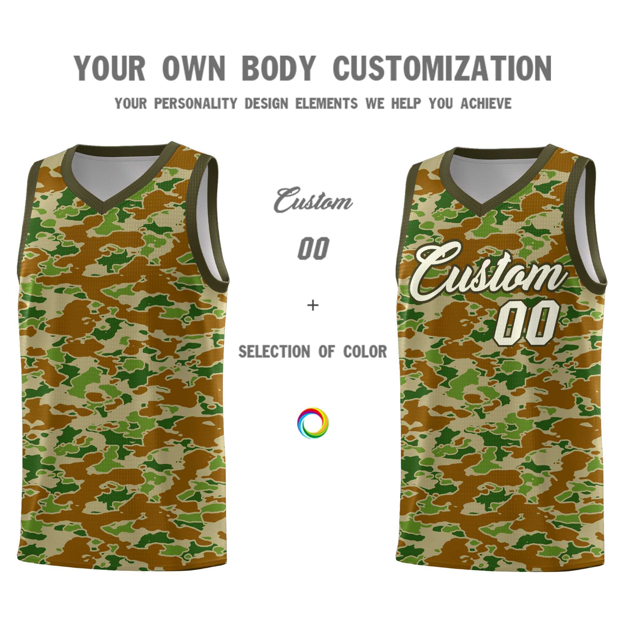 Custom Personalized Camo Kits Sports Uniform Basketball Jersey|KXKSHOP