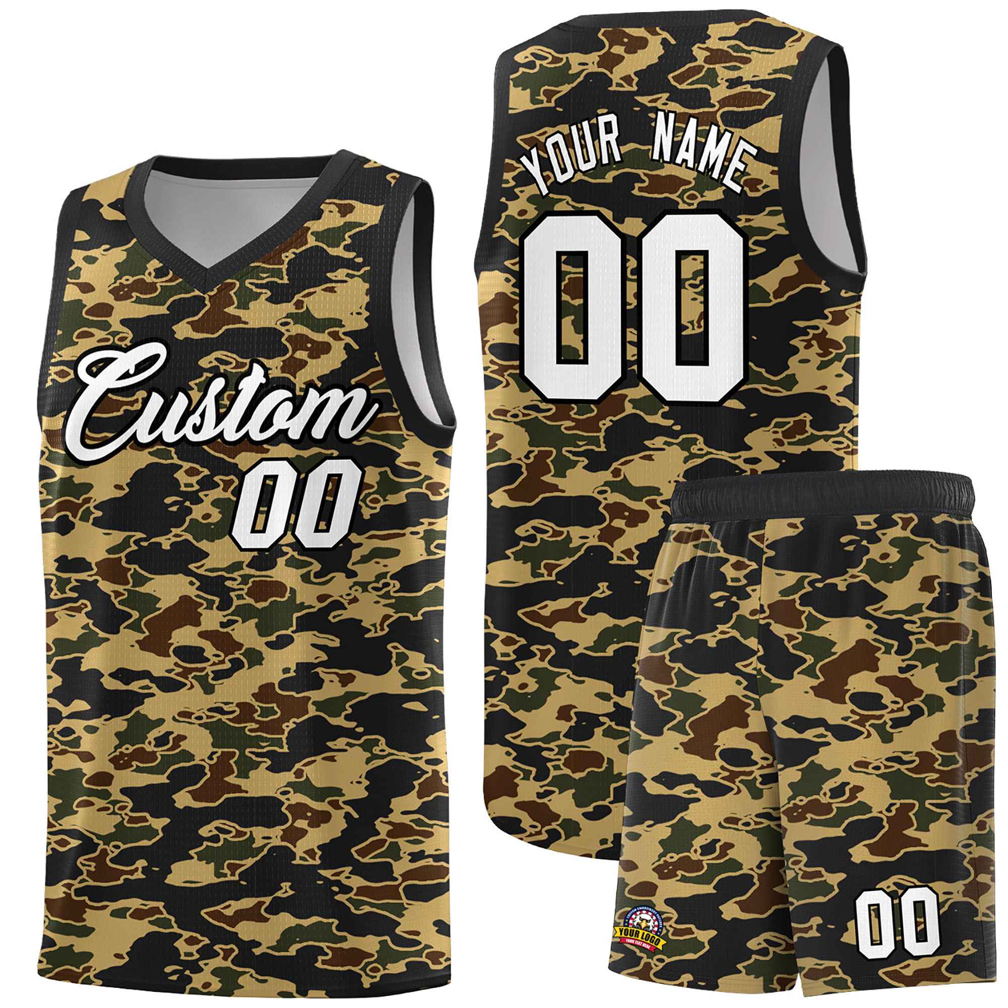 Custom Personalized Camo Kits Sports Uniform Basketball Jersey|KXKSHOP