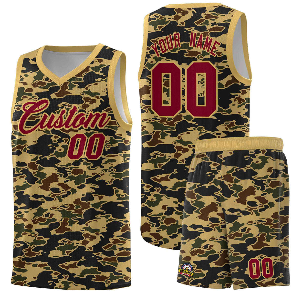 Custom Personalized Camo Kits Sports Uniform Basketball Jersey|KXKSHOP