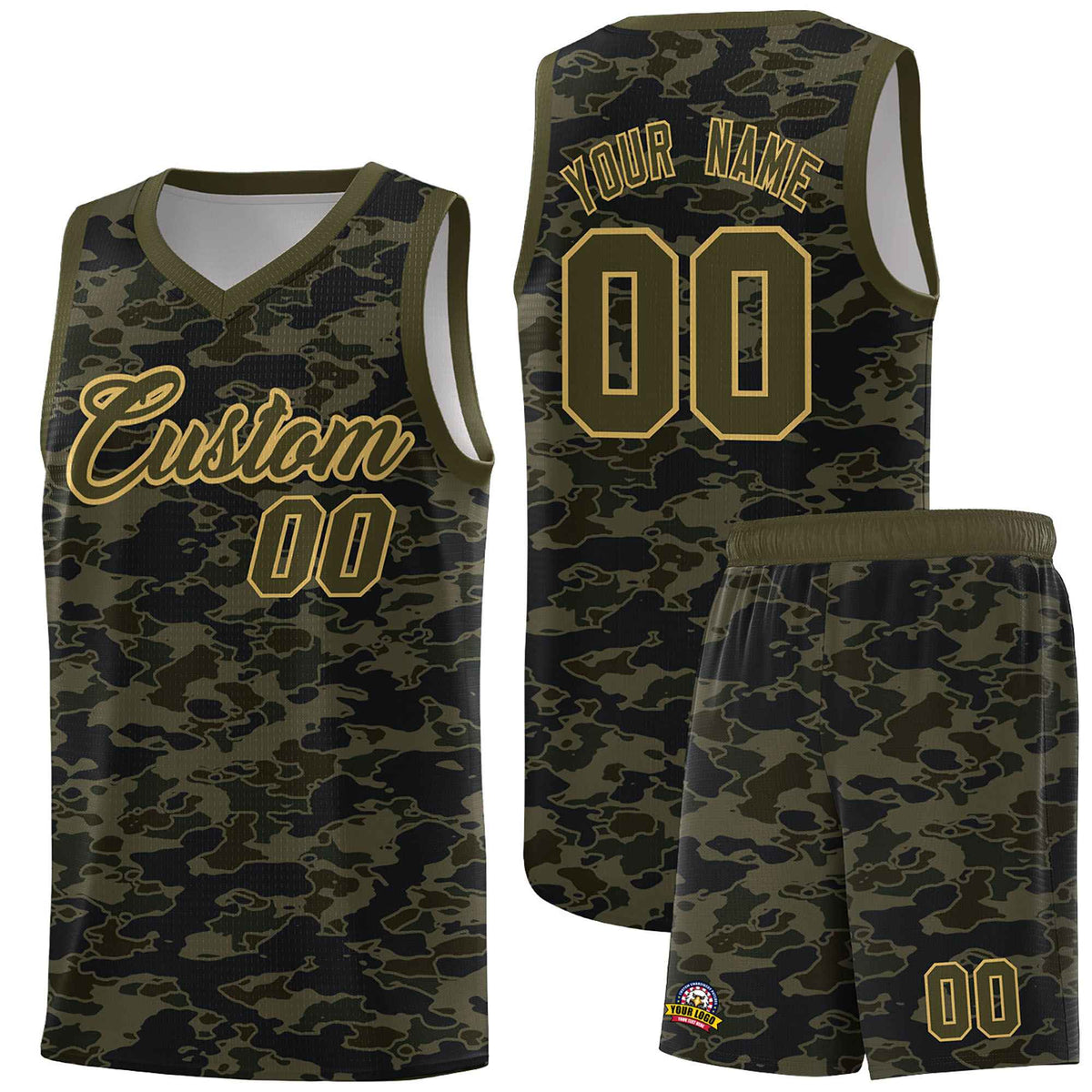Custom Personalized Camo Kits Sports Uniform Basketball Jersey|KXKSHOP