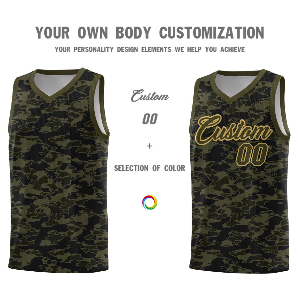 Custom Personalized Camo Kits Sports Uniform Basketball Jersey|KXKSHOP