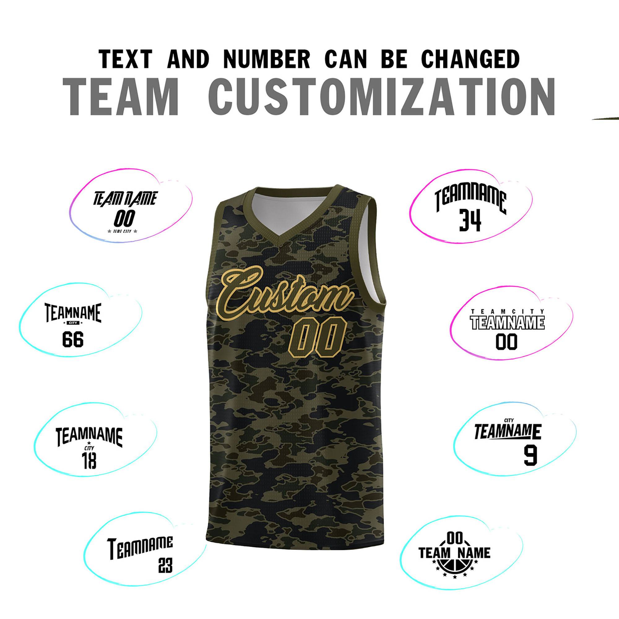 Custom Personalized Camo Kits Sports Uniform Basketball Jersey|KXKSHOP