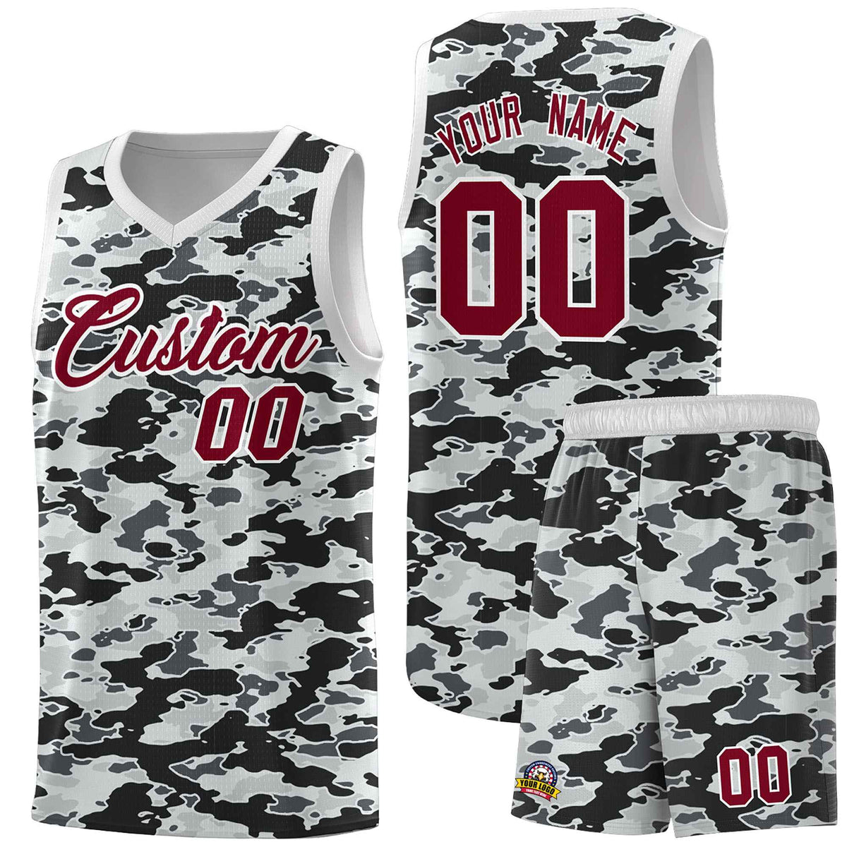 Custom Personalized Camo Kits Sports Uniform Basketball Jersey|KXKSHOP