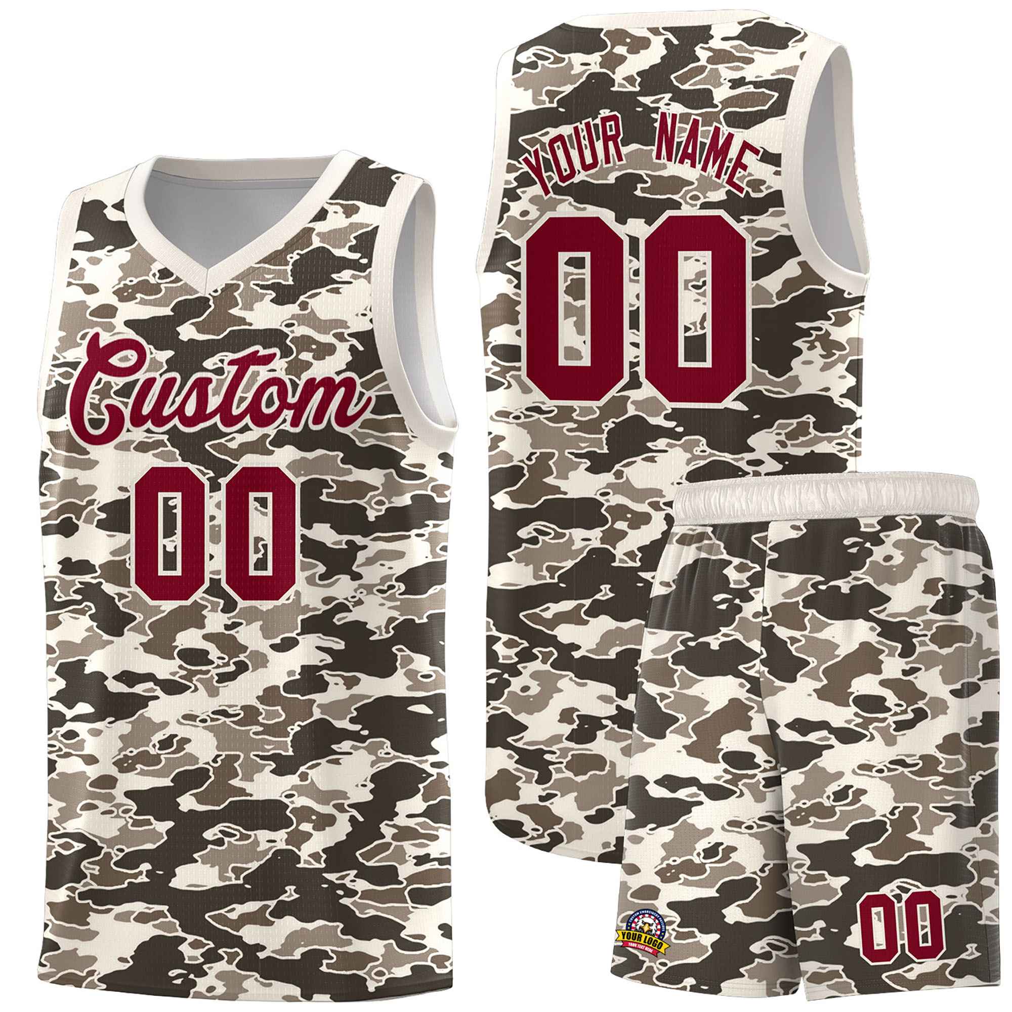 Custom Personalized Camo Kits Sports Uniform Basketball Jersey|KXKSHOP