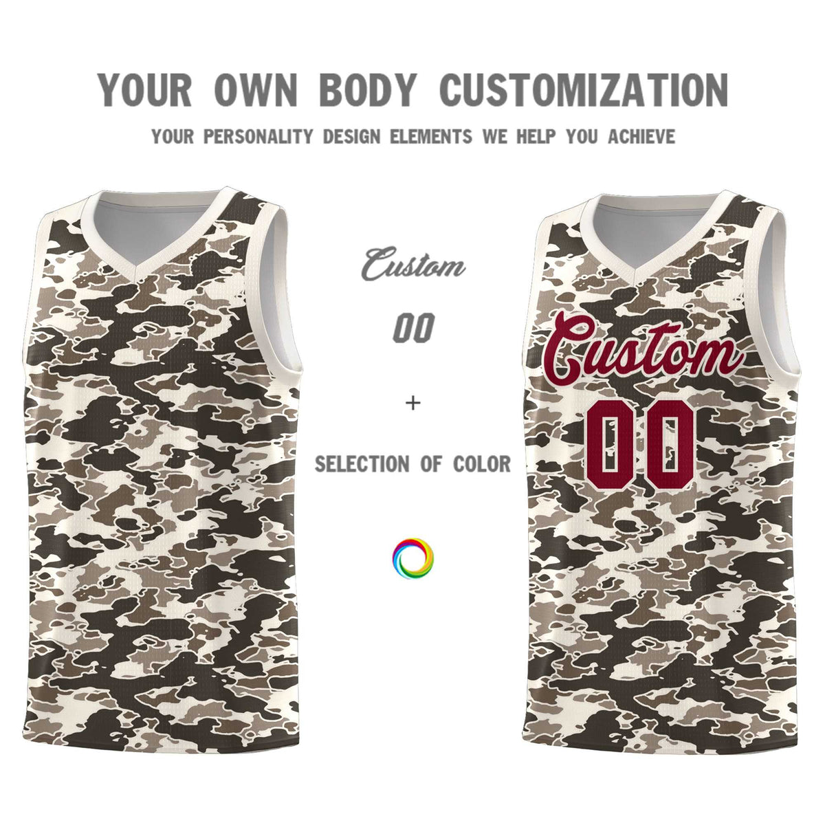 Custom Personalized Camo Kits Sports Uniform Basketball Jersey|KXKSHOP