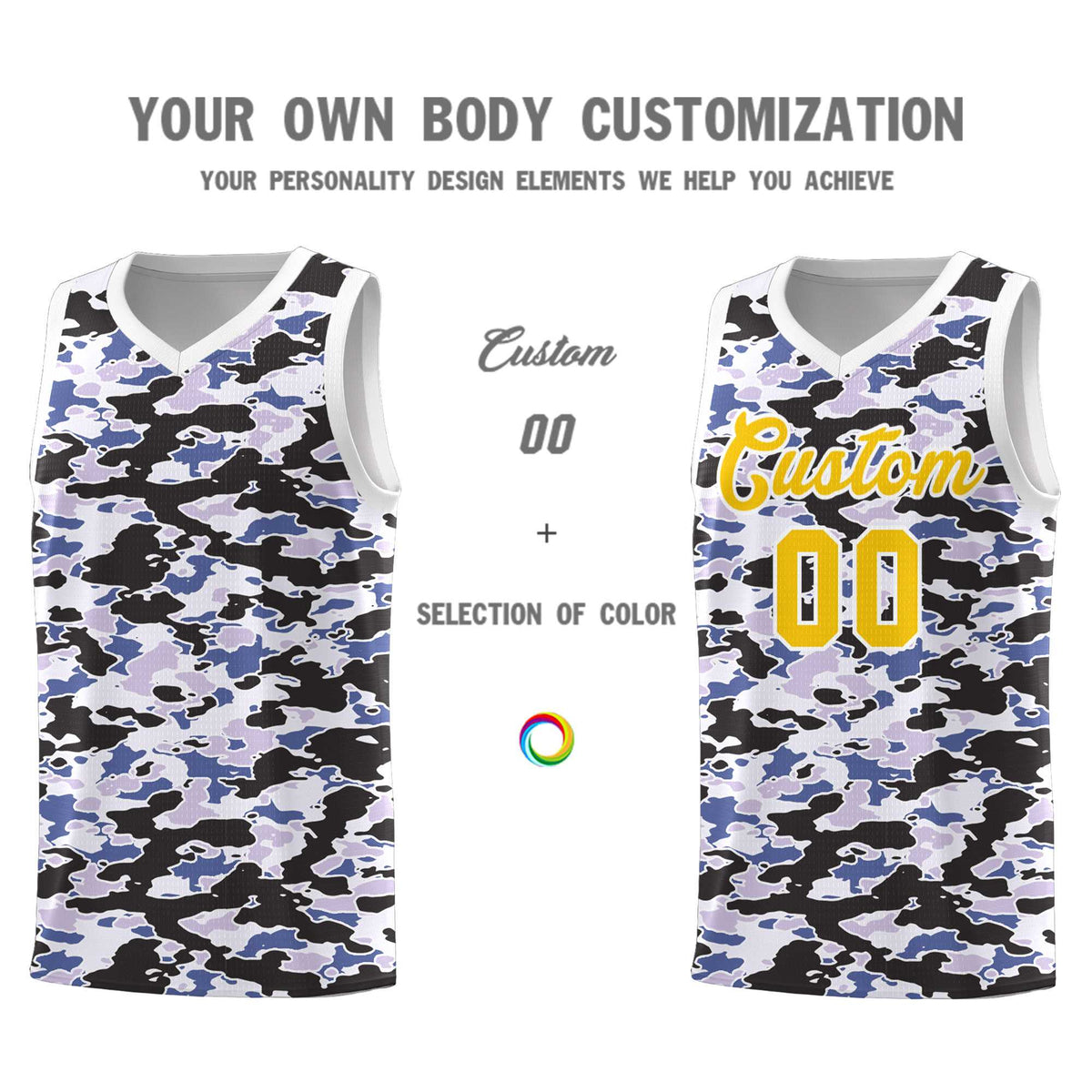 Custom Personalized Camo Kits Sports Uniform Basketball Jersey|KXKSHOP