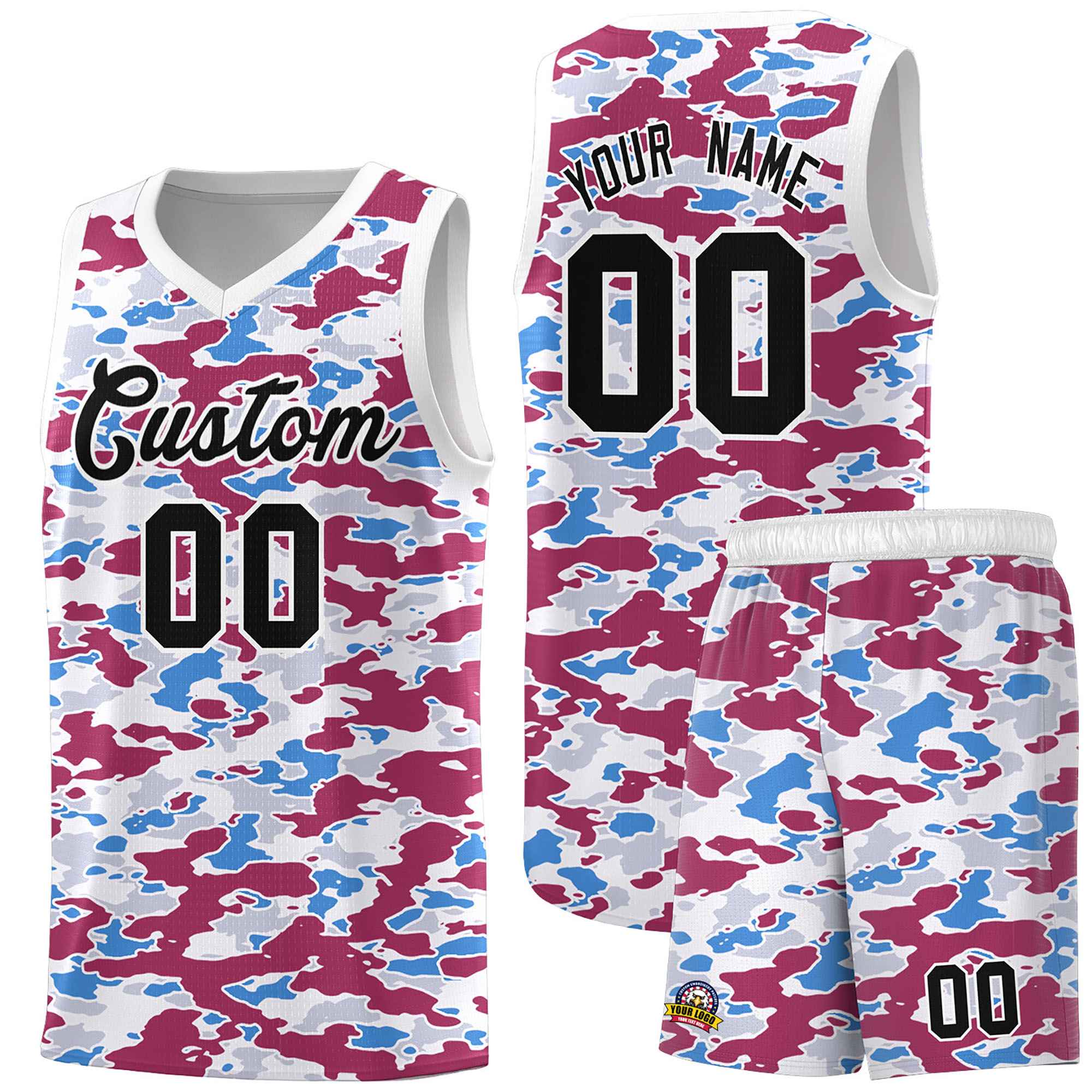 Custom Personalized Camo Kits Sports Uniform Basketball Jersey|KXKSHOP