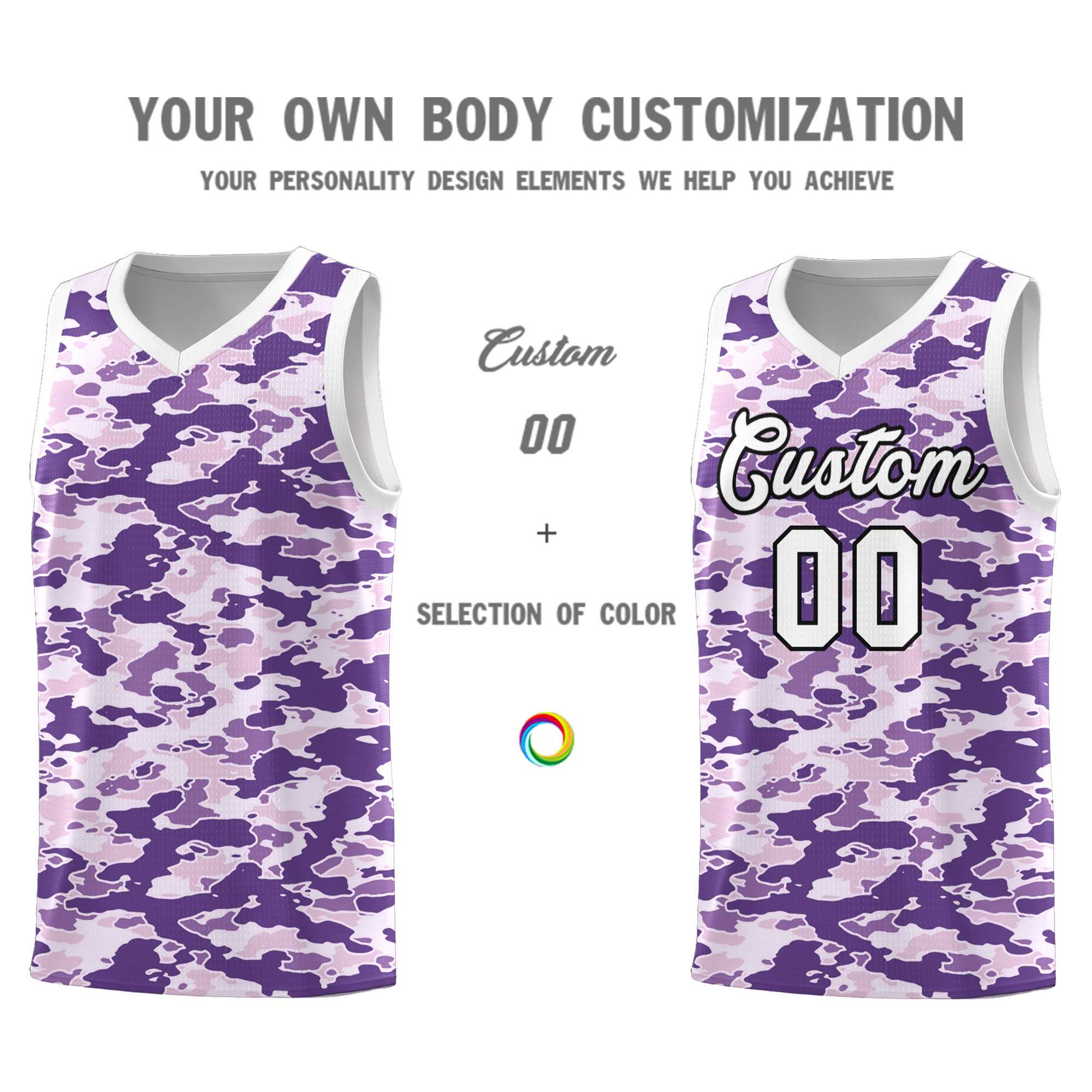 Custom Personalized Camo Kits Sports Uniform Basketball Jersey|KXKSHOP
