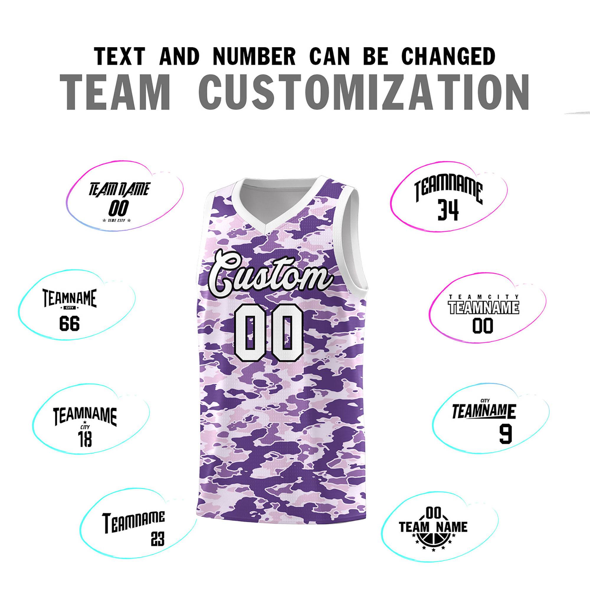 Custom Personalized Camo Kits Sports Uniform Basketball Jersey|KXKSHOP