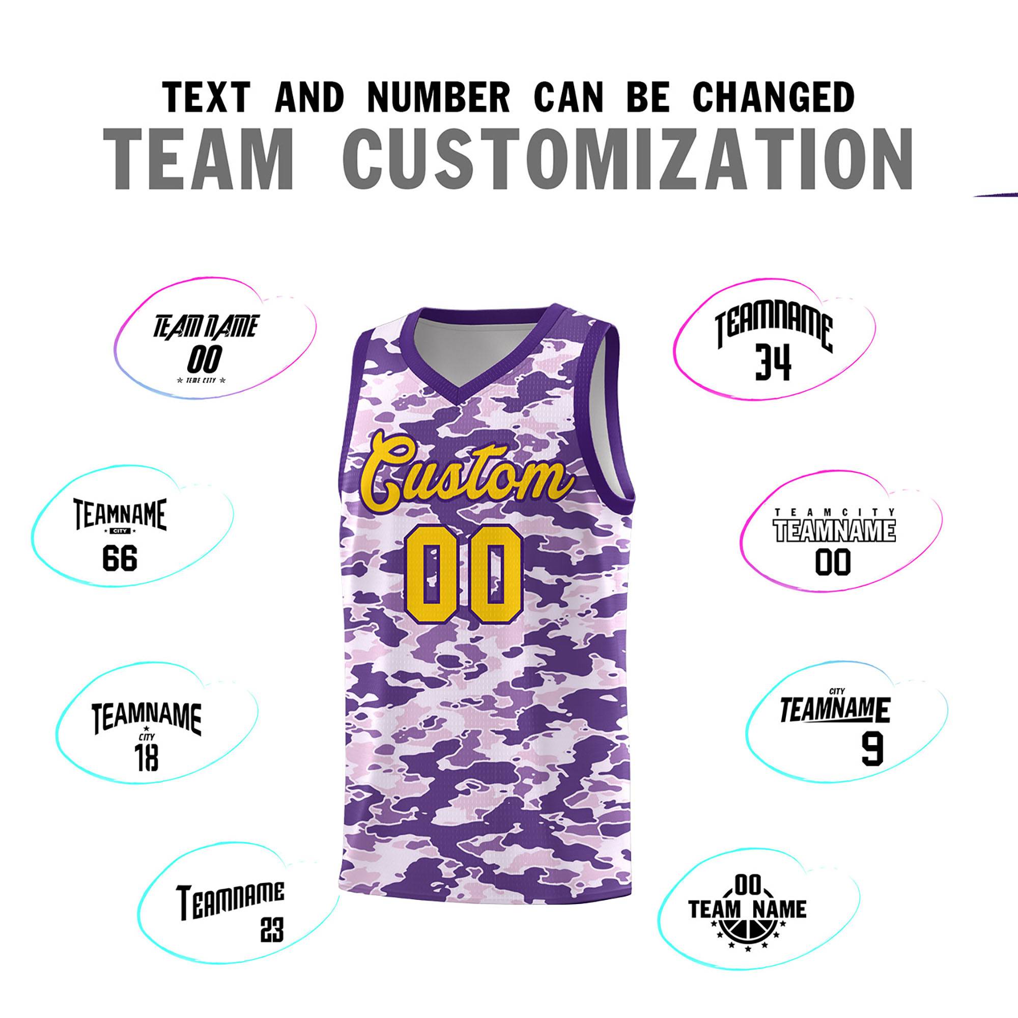 Custom Personalized Camo Kits Sports Uniform Basketball Jersey|KXKSHOP