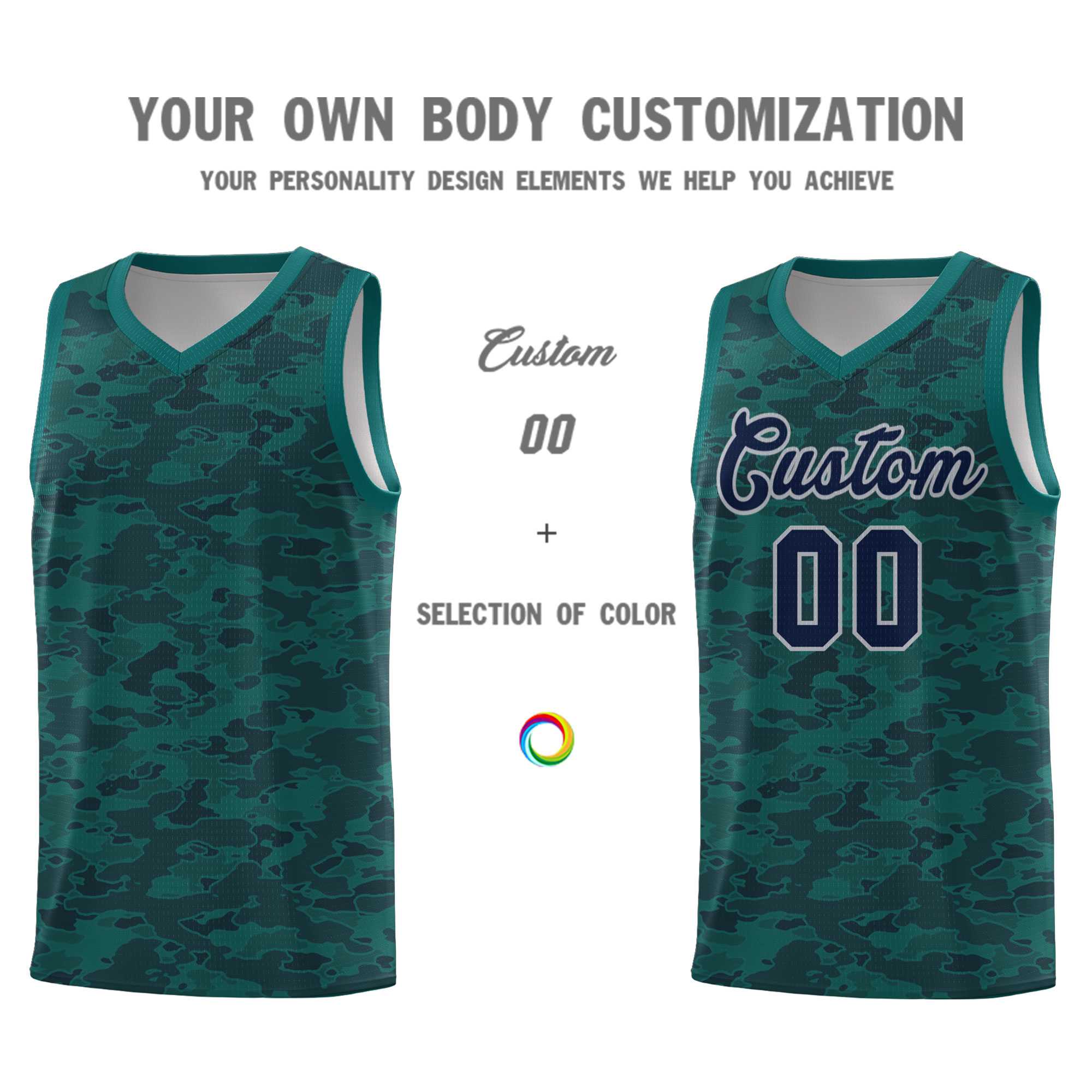 Custom Personalized Camo Kits Sports Uniform Basketball Jersey|KXKSHOP