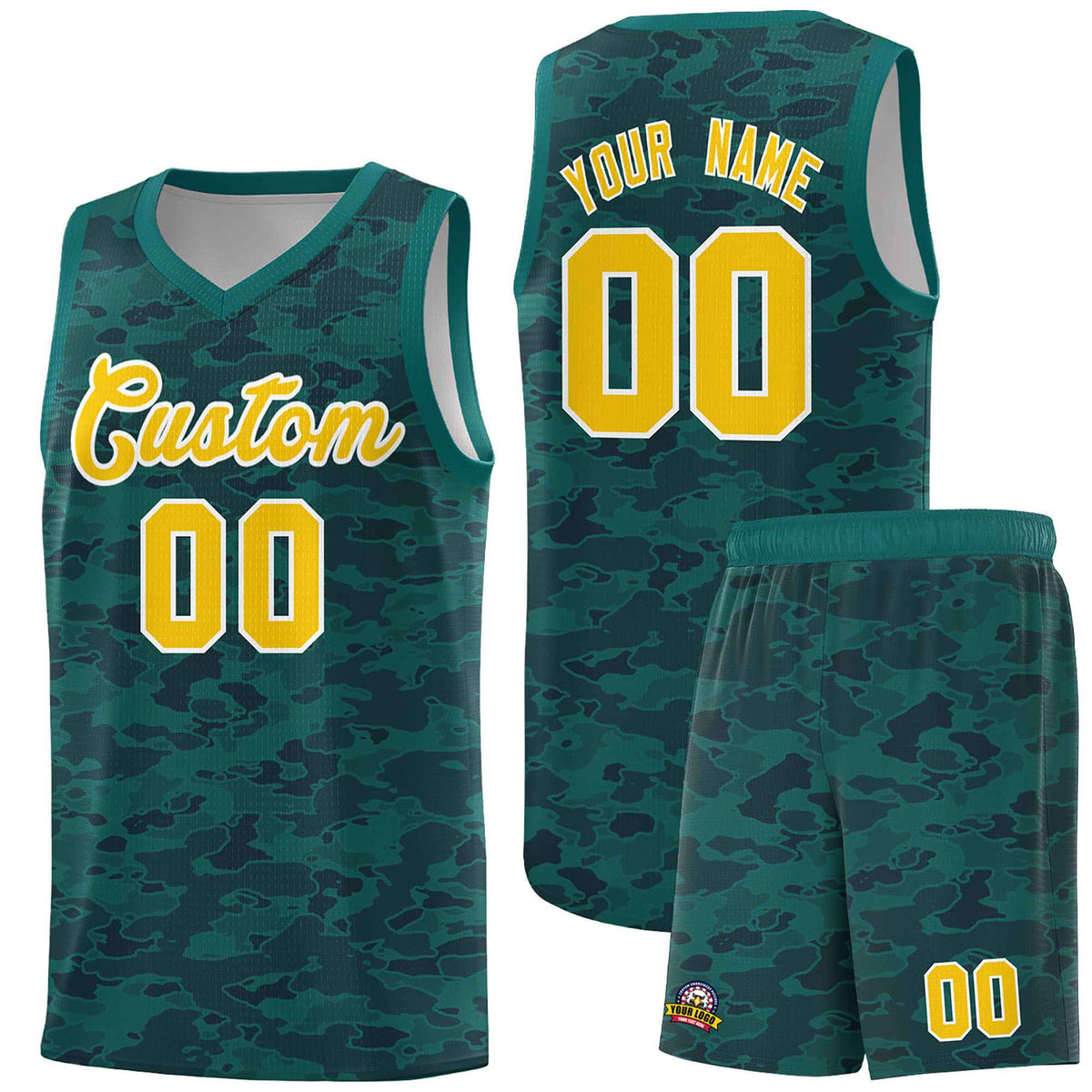 Custom Personalized Camo Kits Sports Uniform Basketball Jersey|KXKSHOP