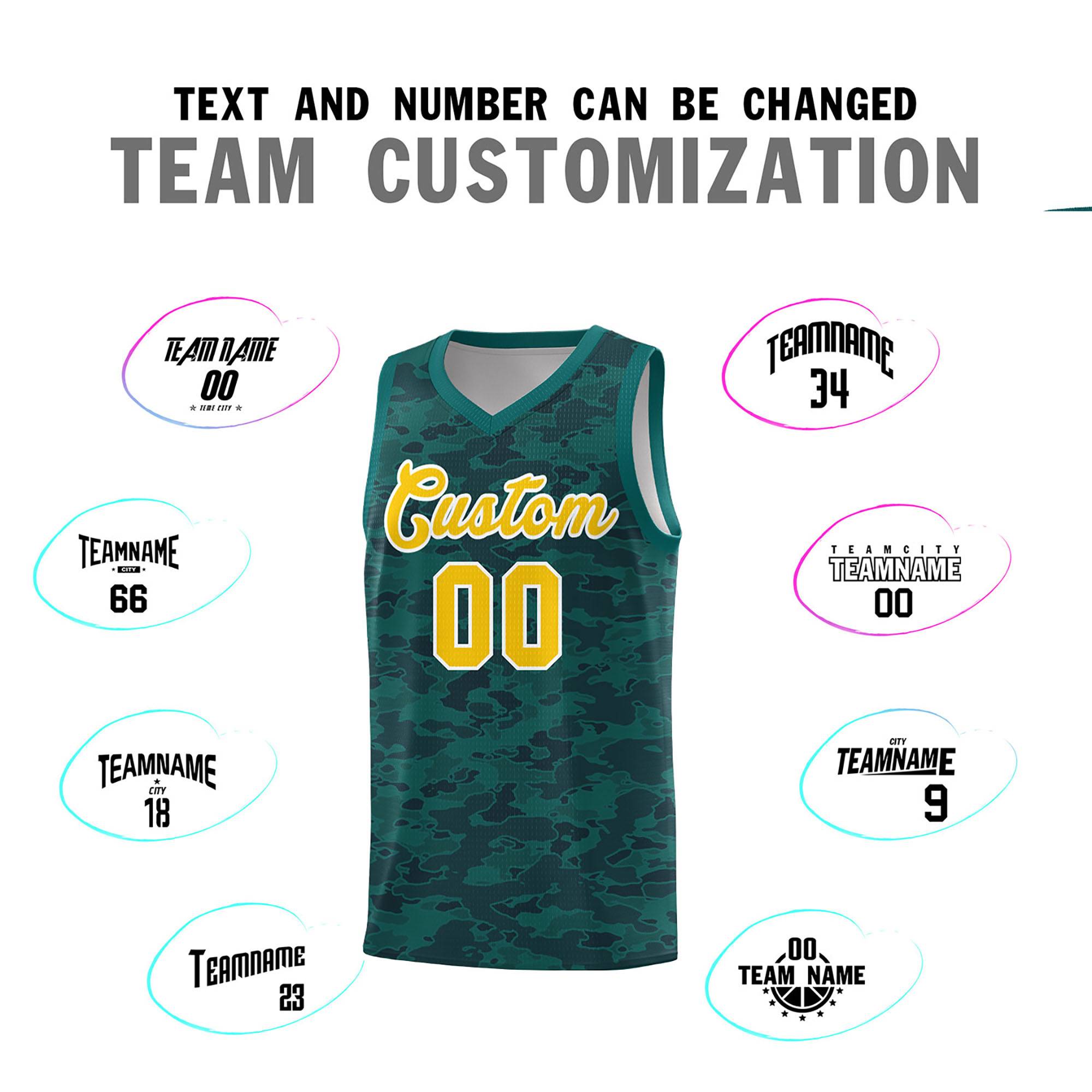Custom Personalized Camo Kits Sports Uniform Basketball Jersey|KXKSHOP