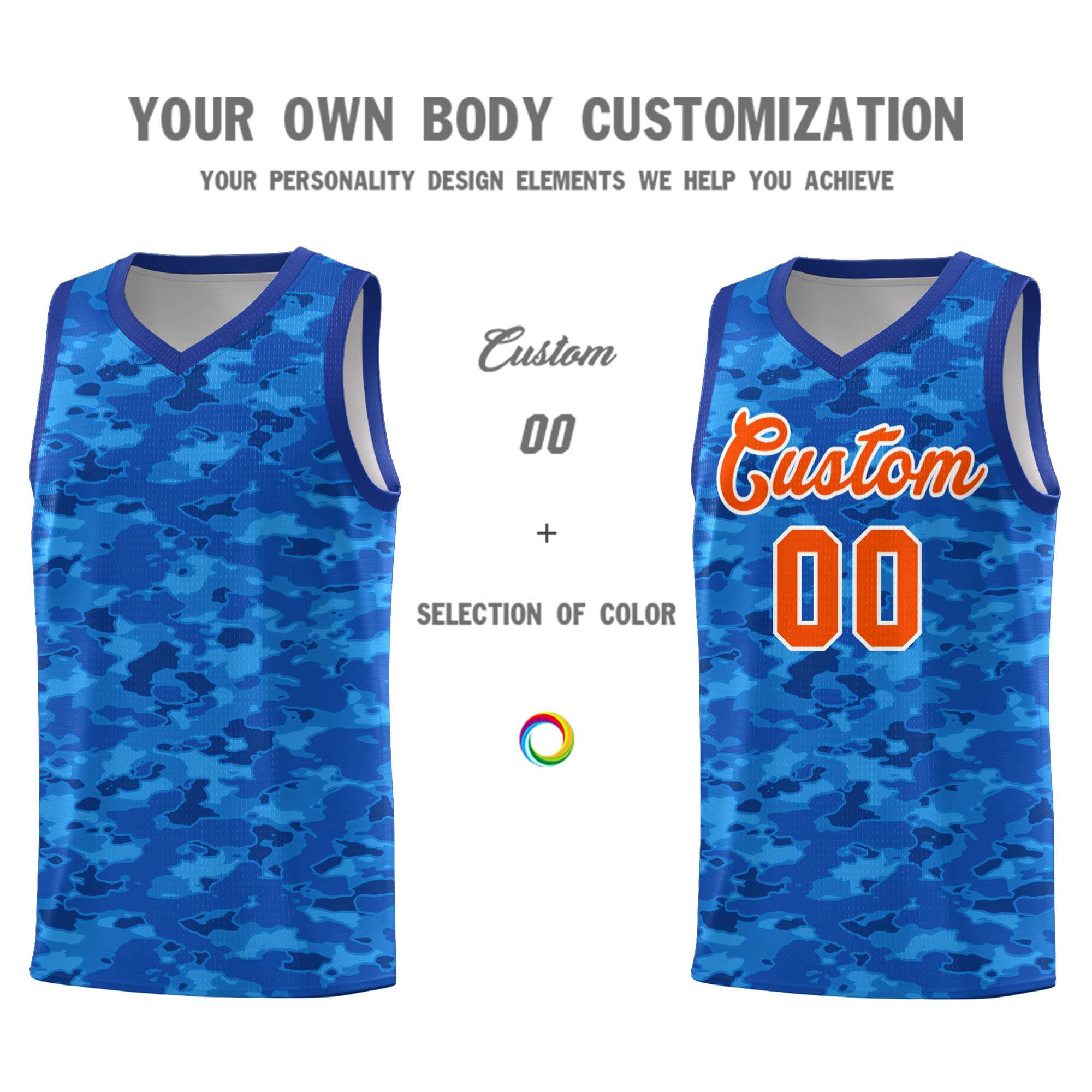 Custom Personalized Camo Kits Sports Uniform Basketball Jersey|KXKSHOP
