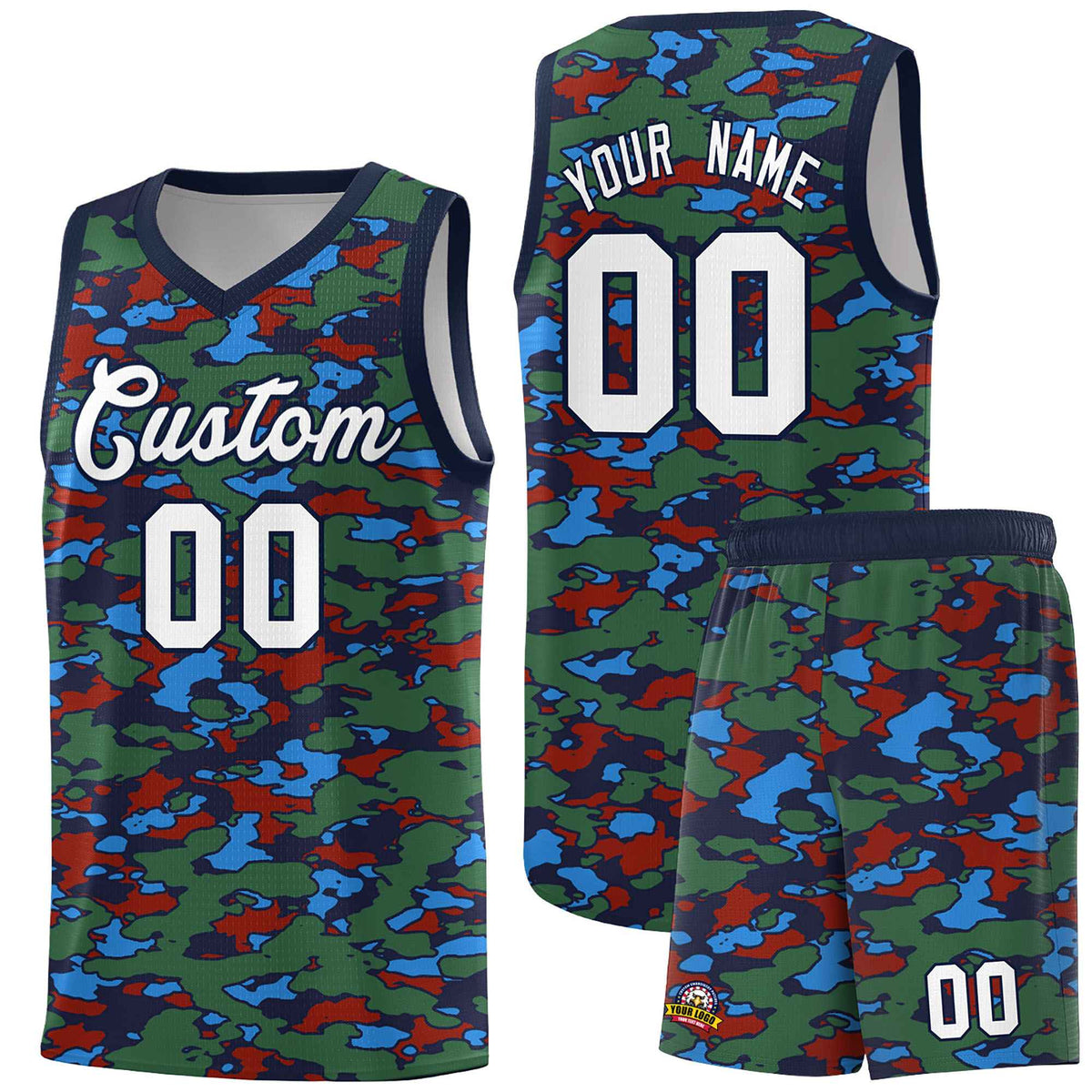 Custom Personalized Camo Kits Sports Uniform Basketball Jersey|KXKSHOP